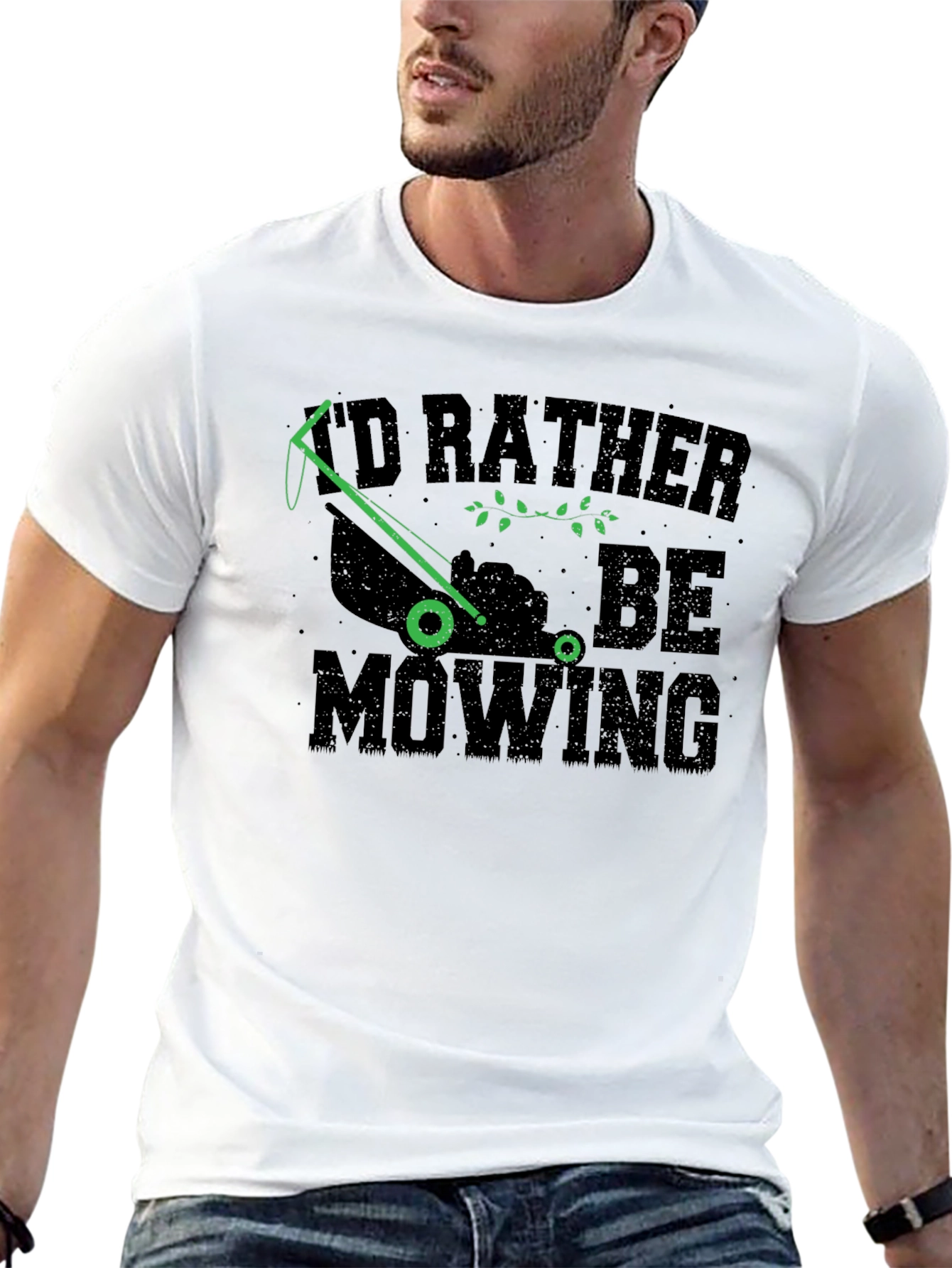 Id Rather Be Mowing T-Shirt