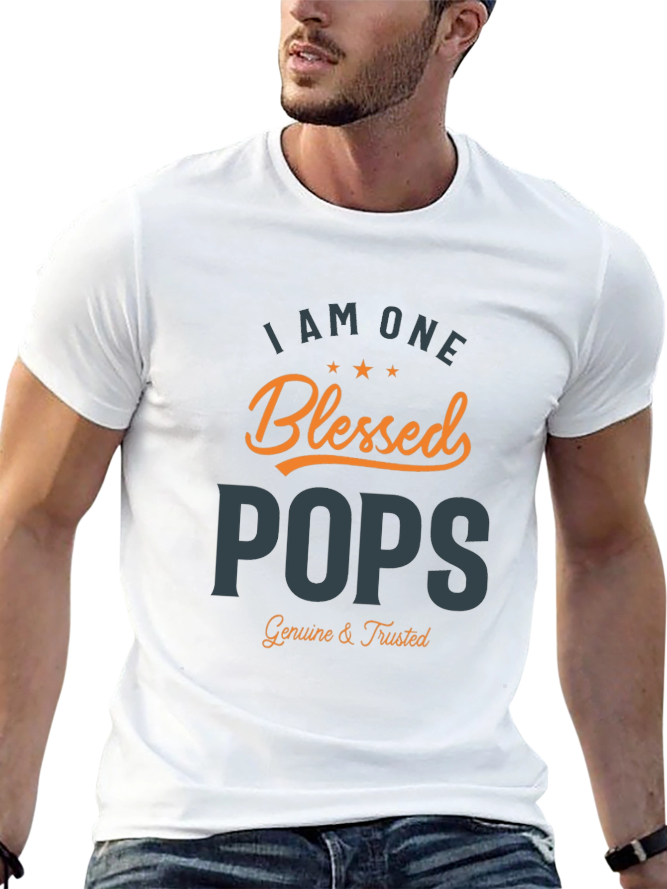 Blessed Pops T-Shirt - Genuine & Trusted