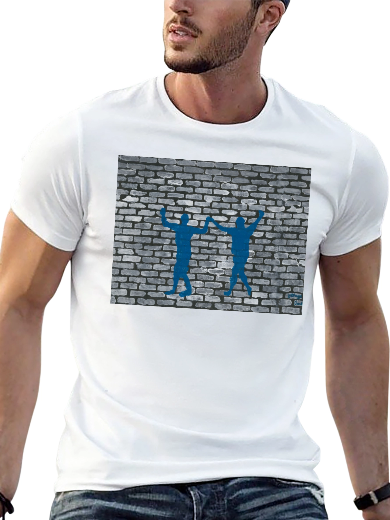 Brick Wall Huggers Graphic Tee