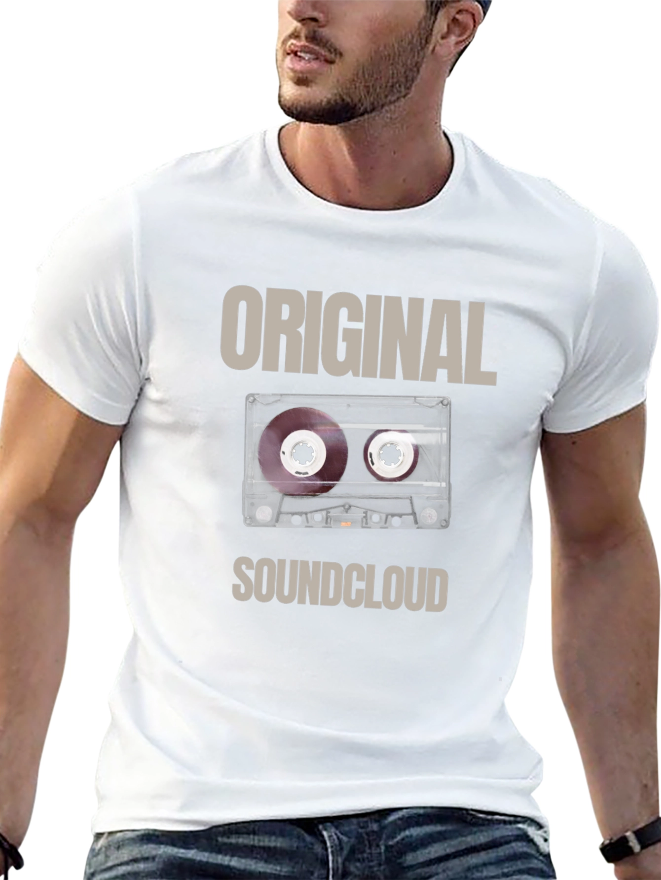 Original SoundCloud Cassette Tape Graphic T-Shirt