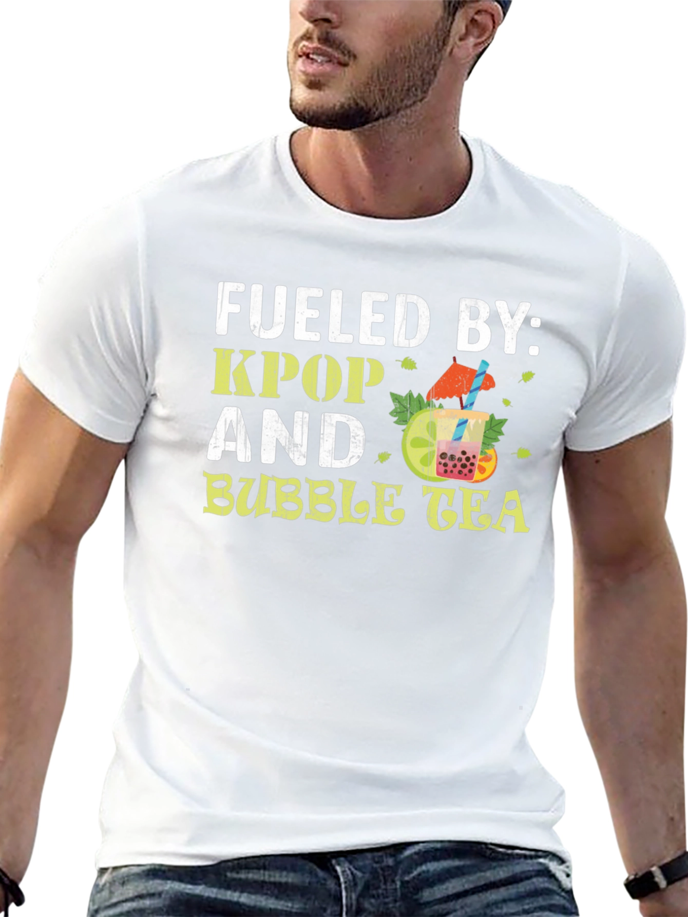 Fueled by KPOP and Bubble Tea T-Shirt