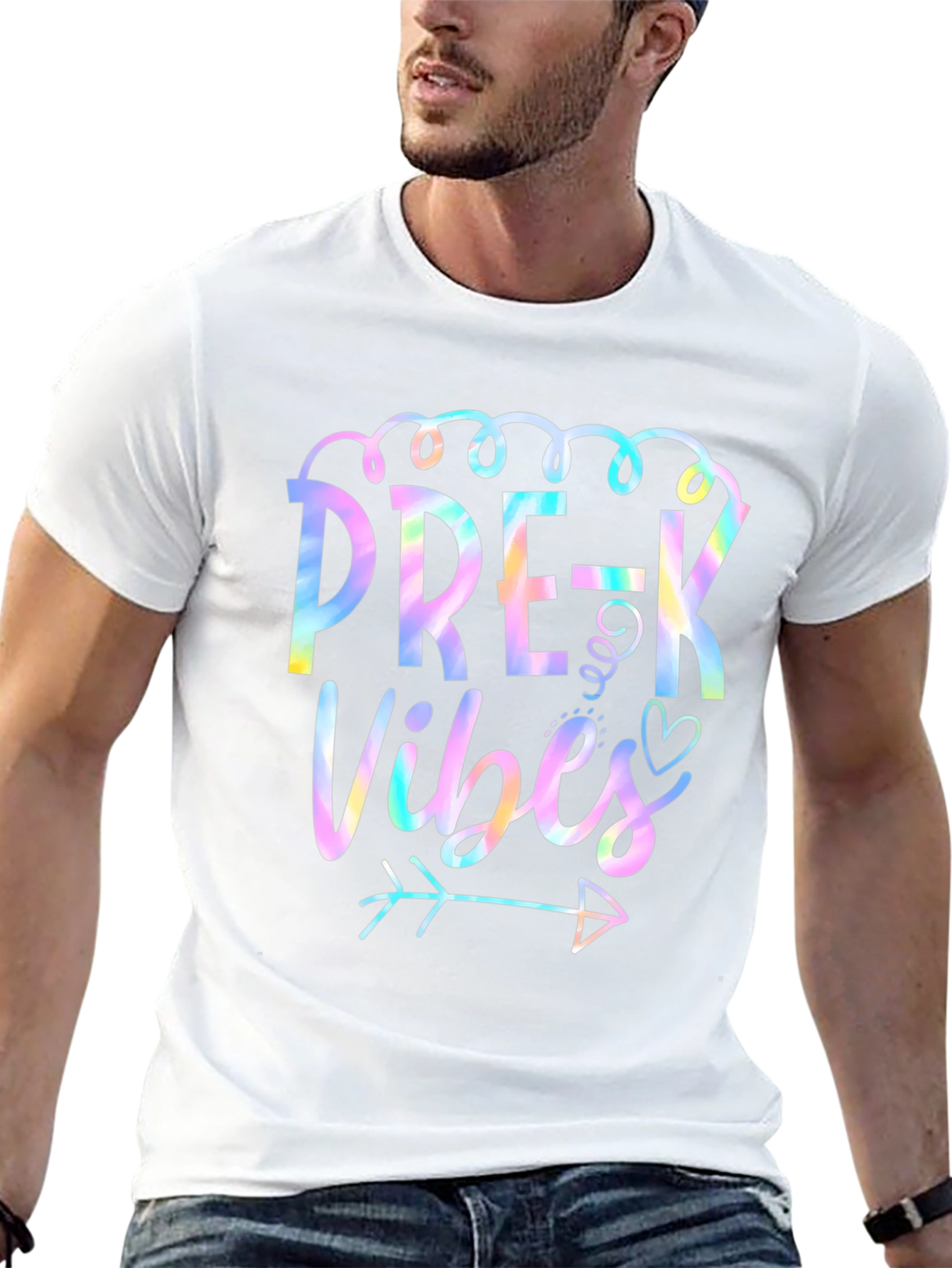 Pre-K Vibes Tie-Dye Graphic Tee