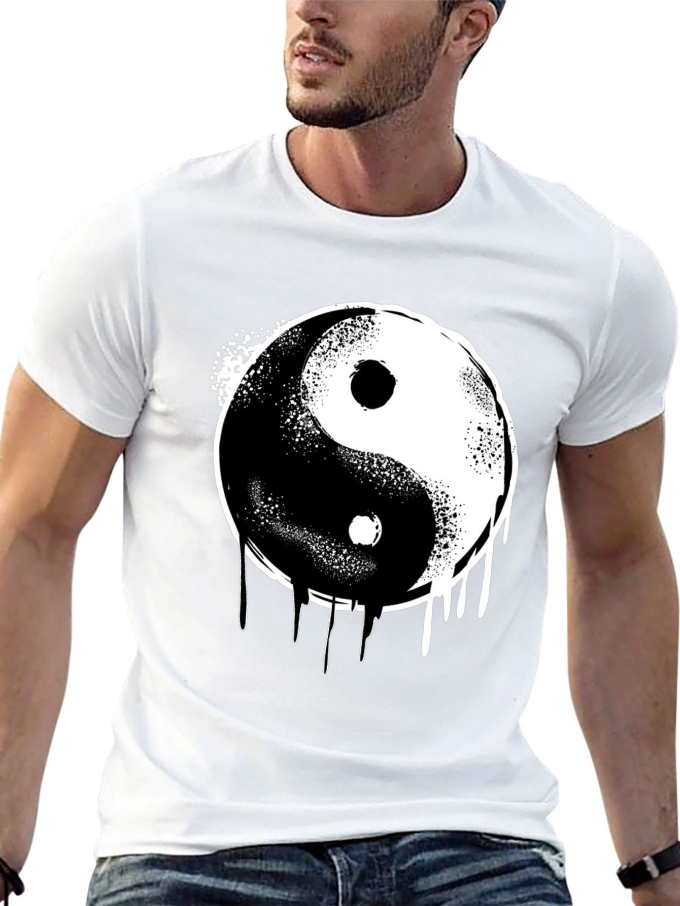 Yin Yang Graphic Tee - Balance & Style
