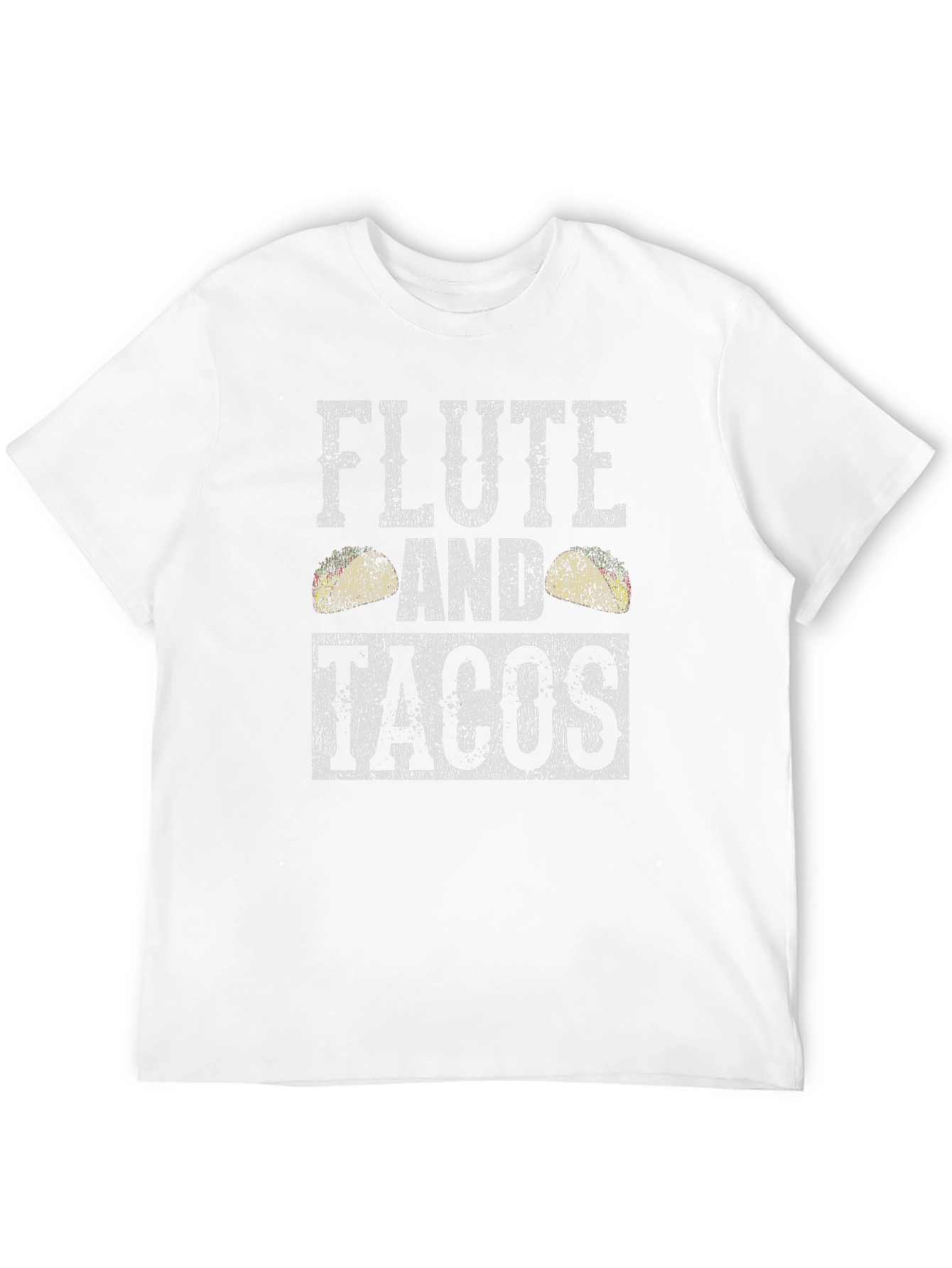 Flute And Tacos T-Shirt Funny Foodie Tee