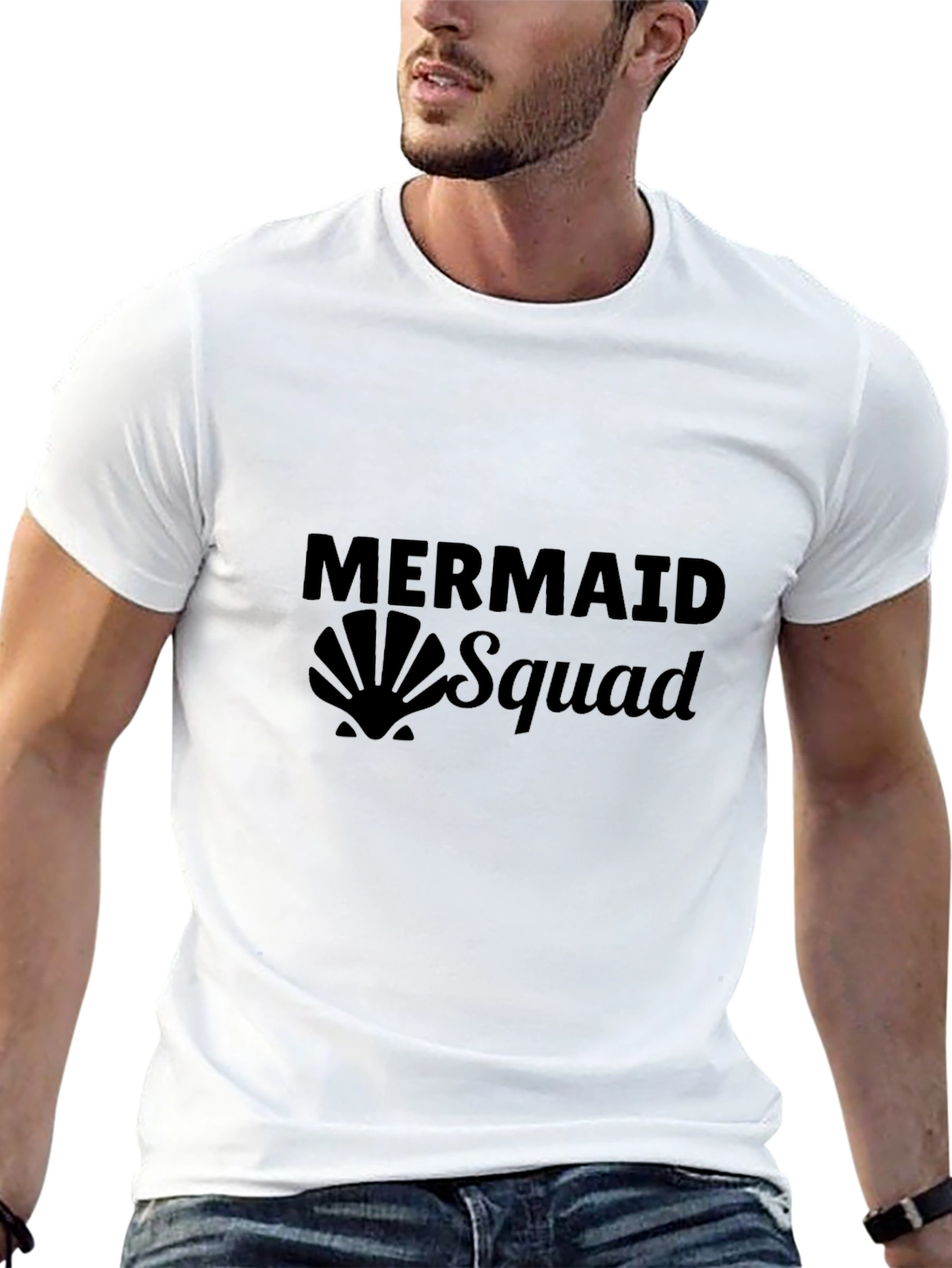 Mermaid Squad T-Shirt - Black