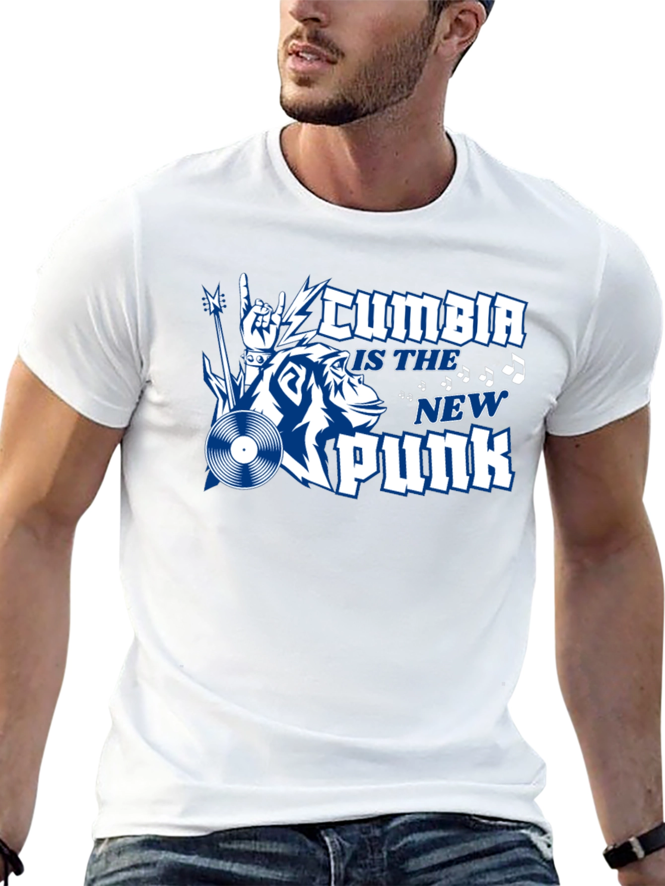 Cumbia is the New Punk Graphic T-Shirt
