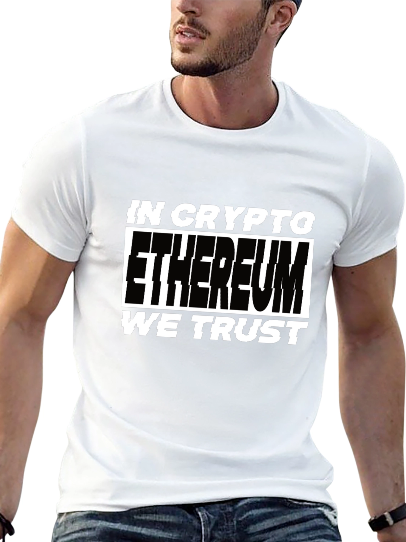 Ethereum Crypto T-Shirt - In Crypto We Trust