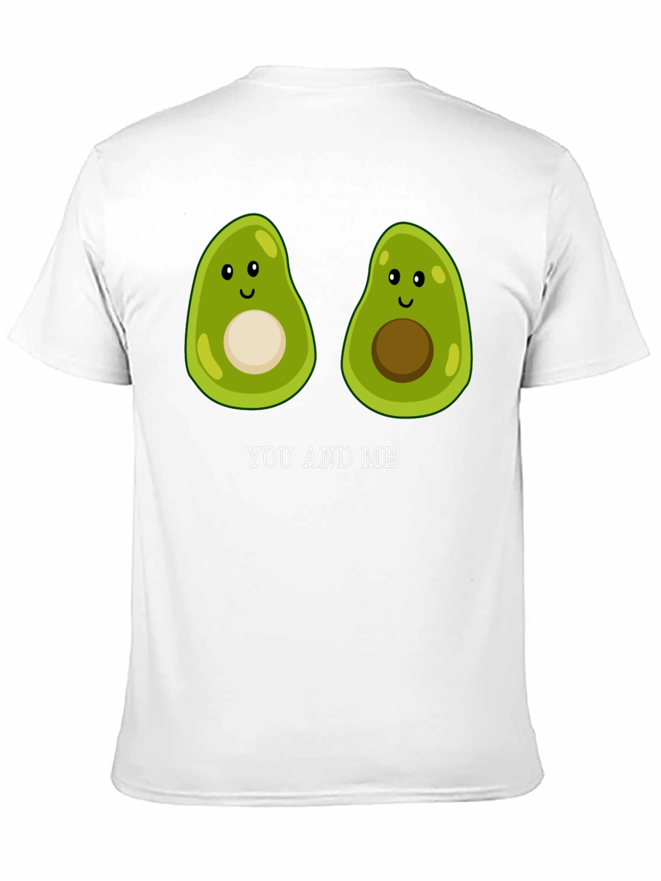 Avocado You and Me T-Shirt Cute Couple Tee
