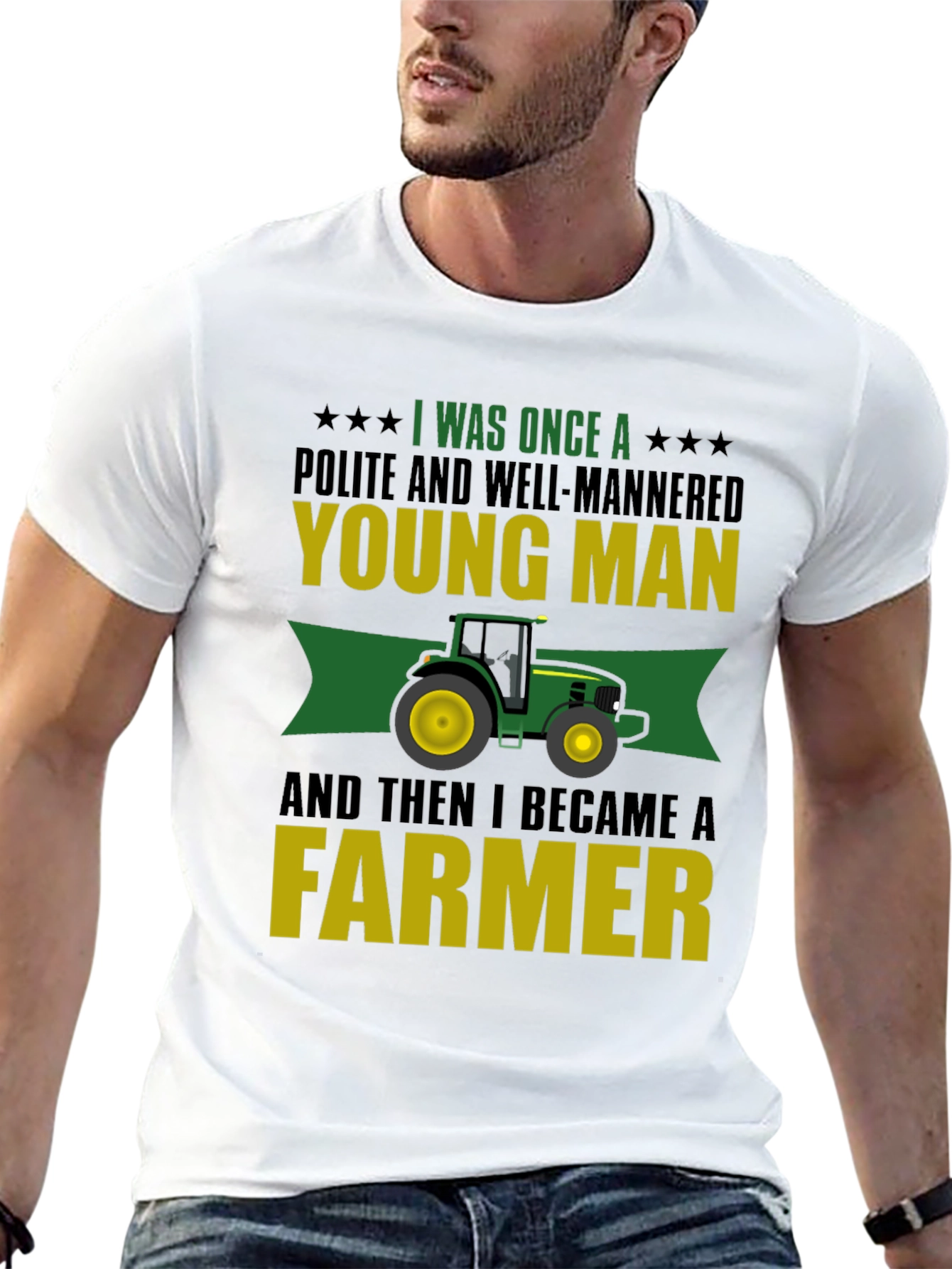 Farmer T-Shirt: Young Man to Farmer Tee