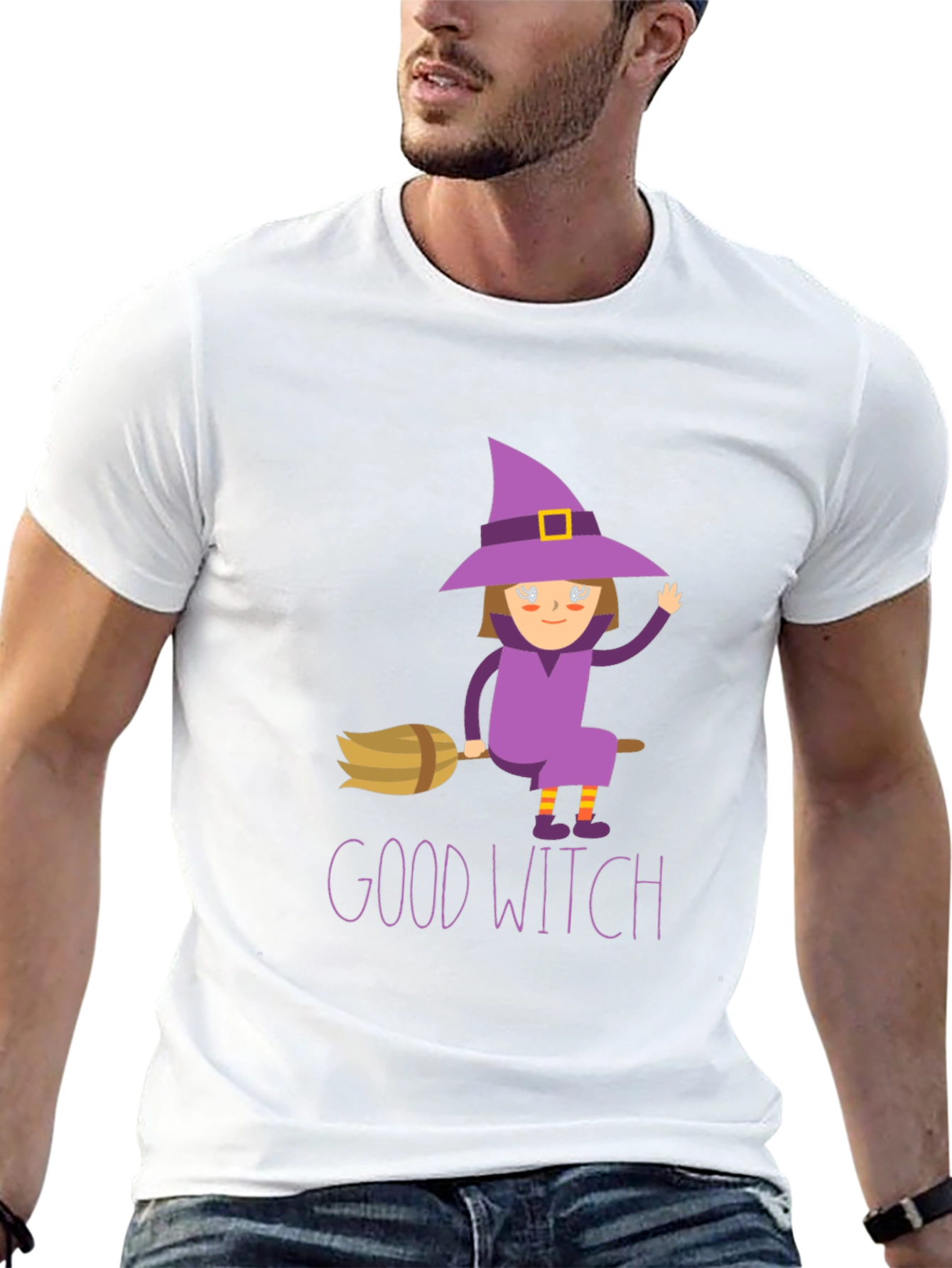 Good Witch Graphic Tee - Halloween Apparel