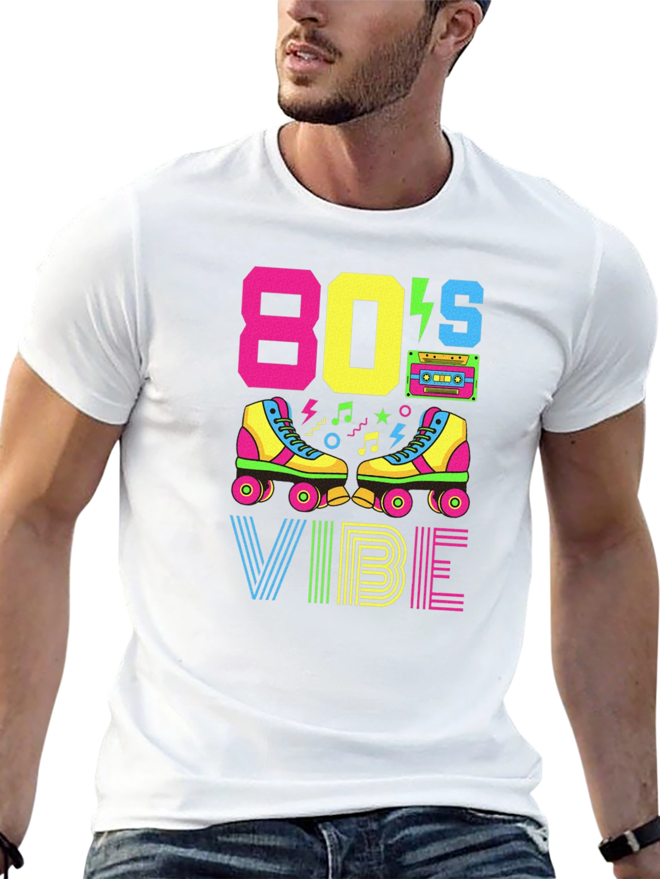 Retro 80s Vibe Graphic Tee