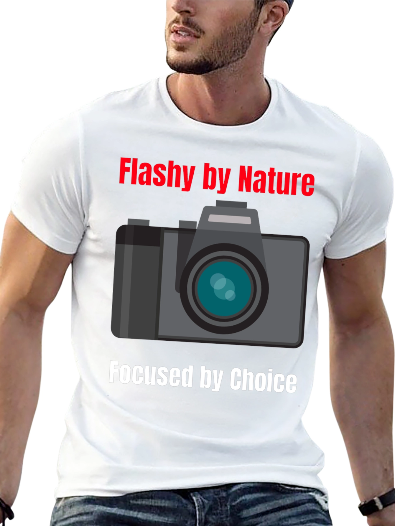Flashy by Nature T-Shirt - Photographer Gift