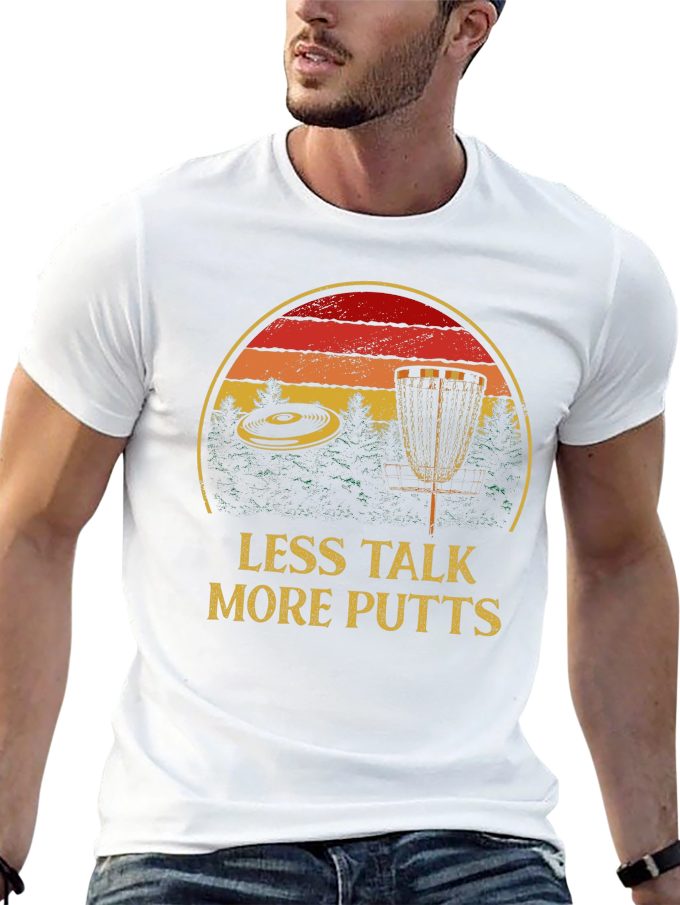 Less Talk More Putts Disc Golf T-Shirt