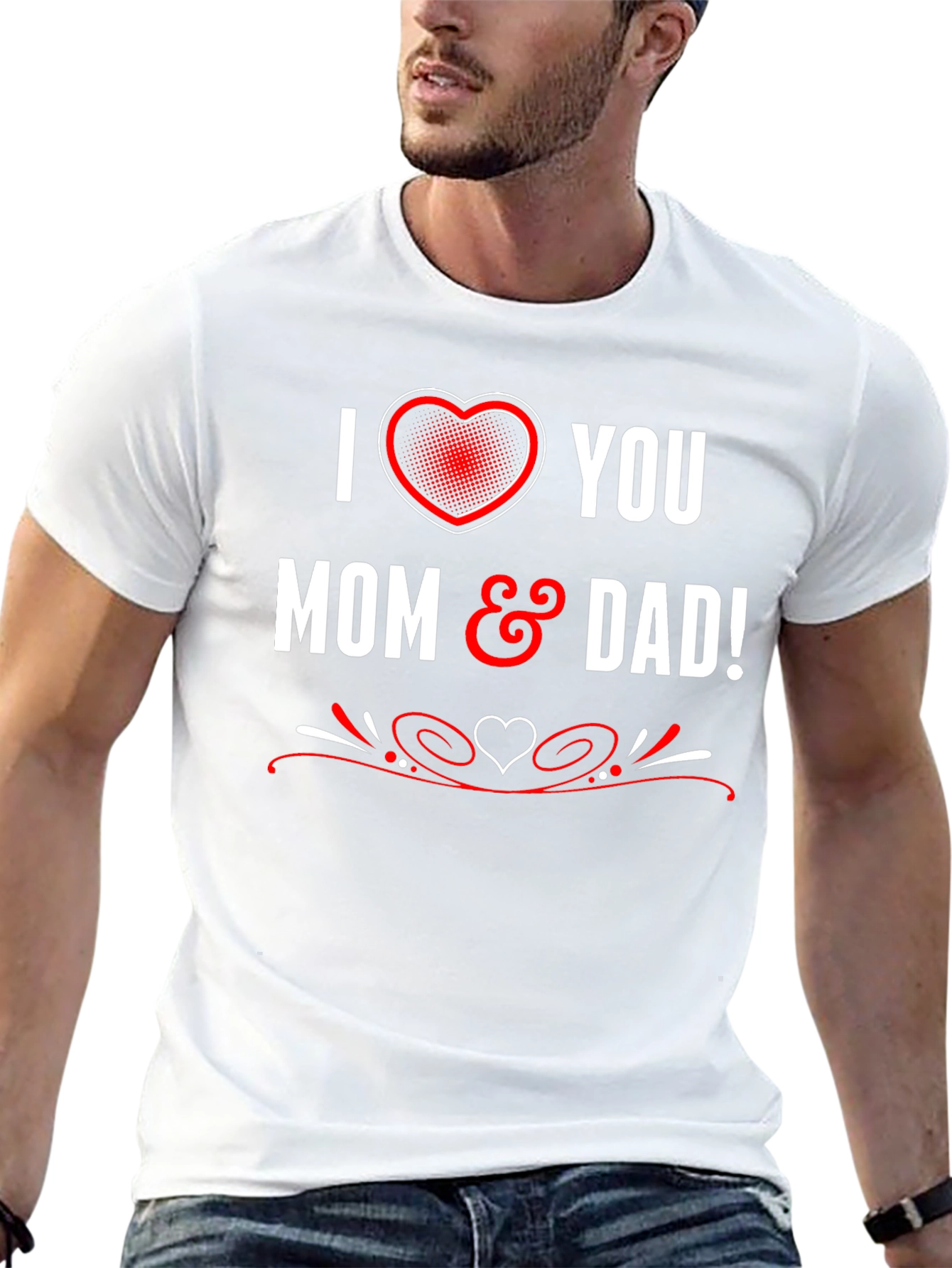 I Heart You Mom & Dad T-Shirt