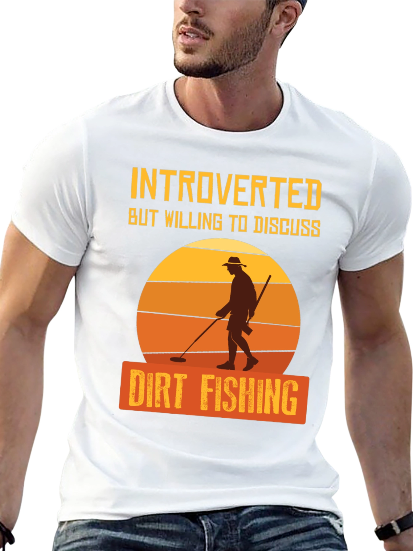 Introverted Dirt Fishing T-Shirt