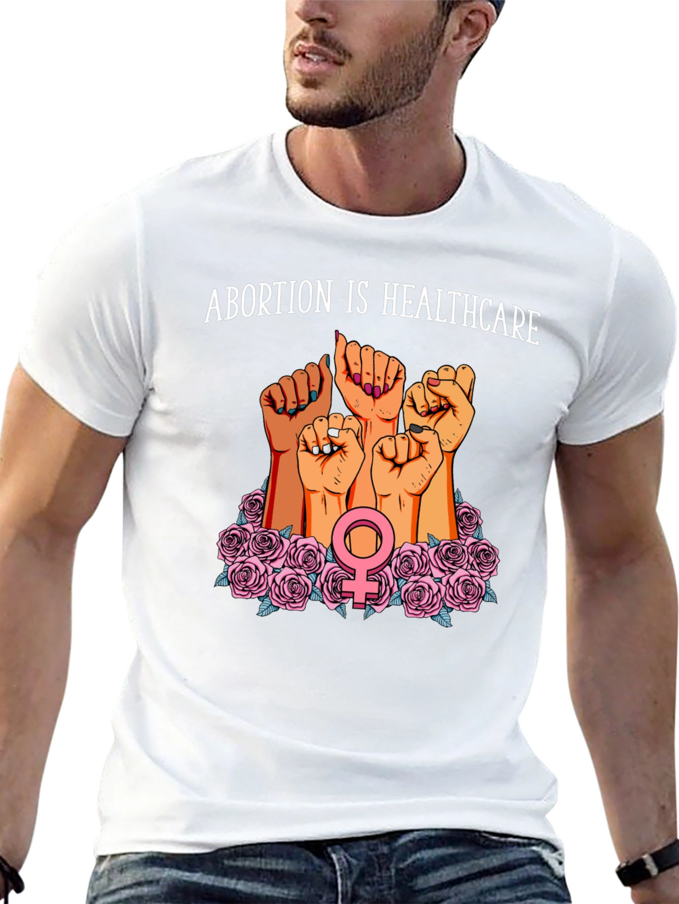 Abortion is Healthcare Graphic T-Shirt