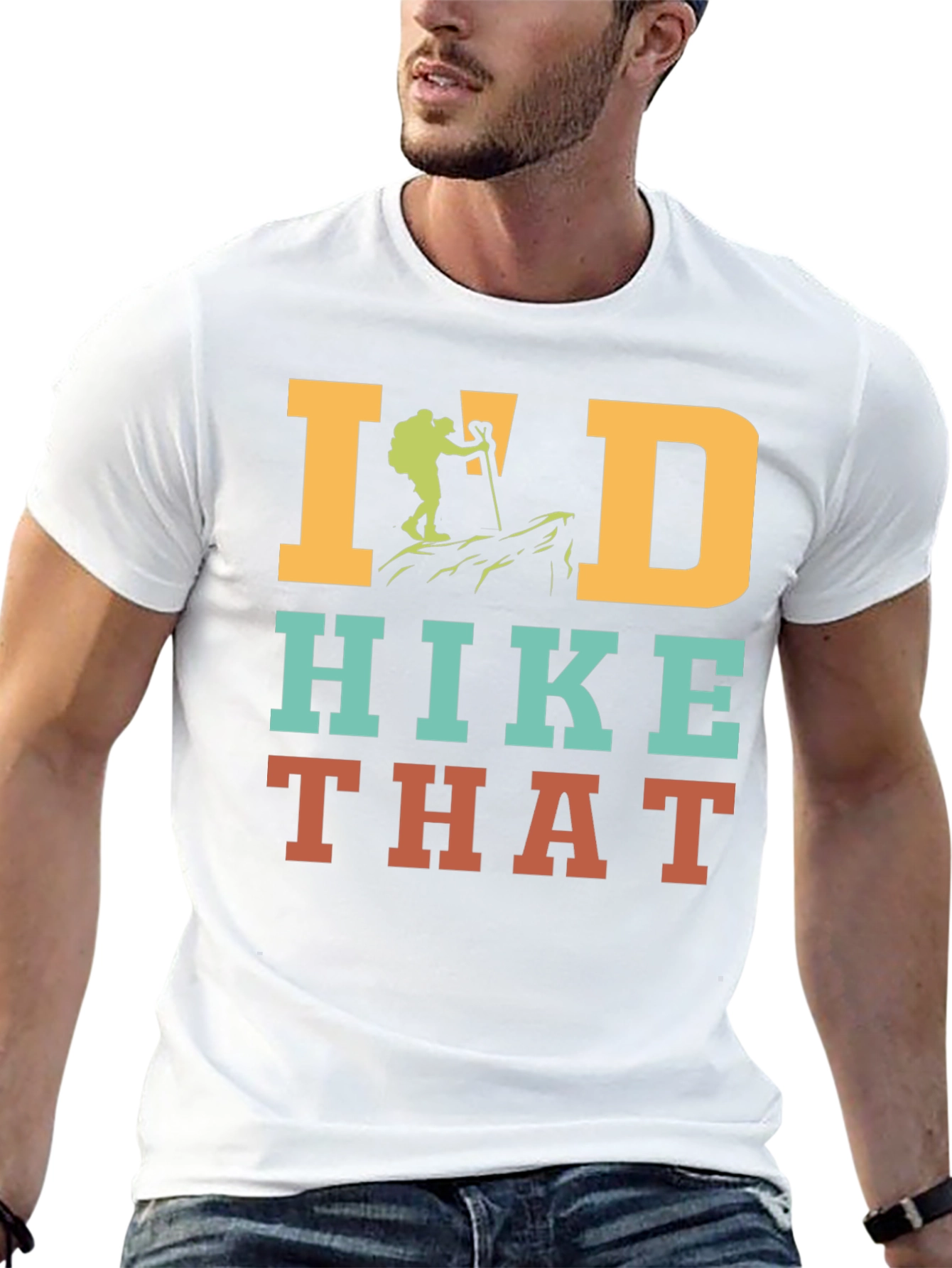 Id Hike That Graphic Tee