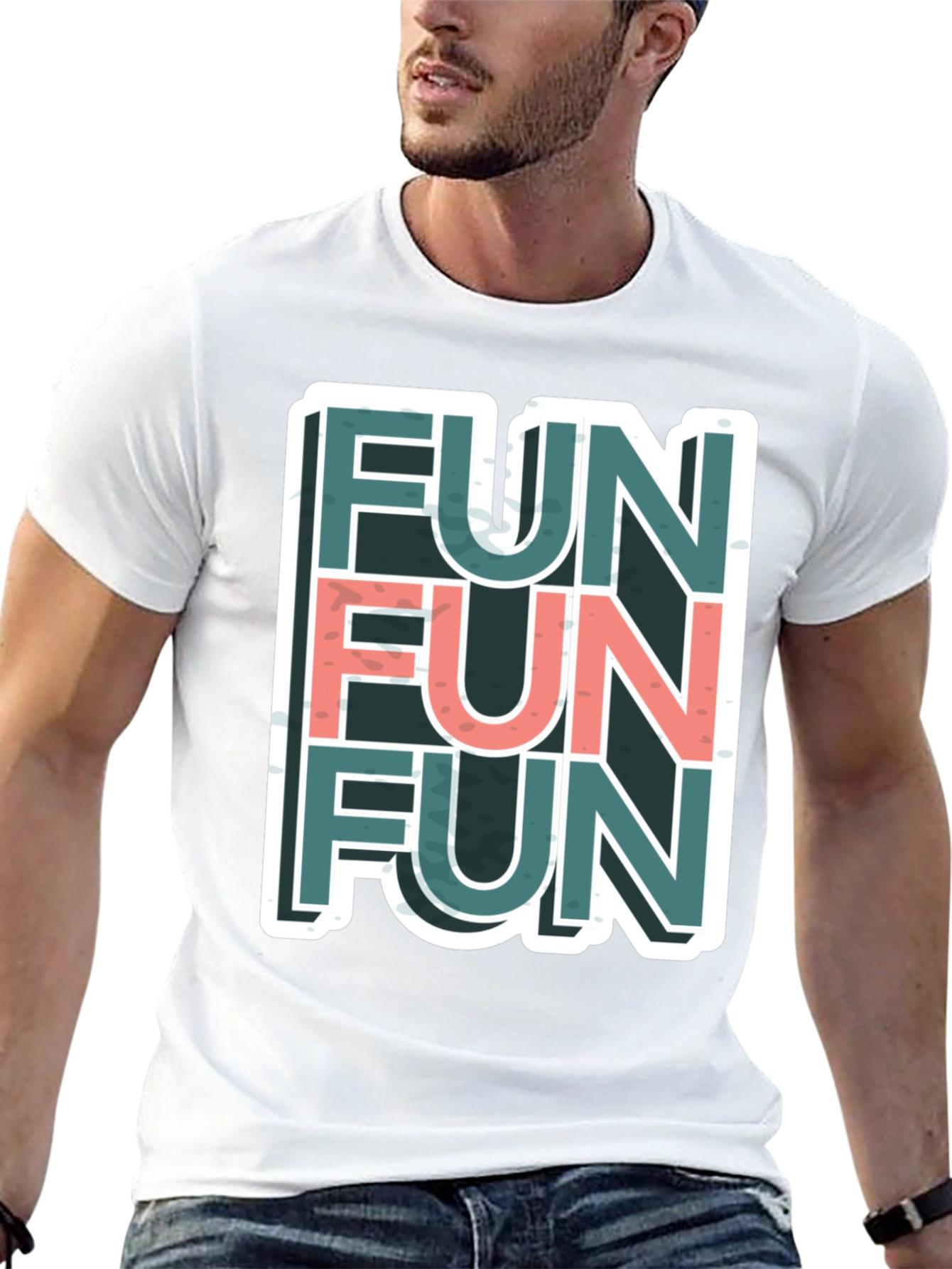 Fun Graphic T-Shirt - Casual Wear