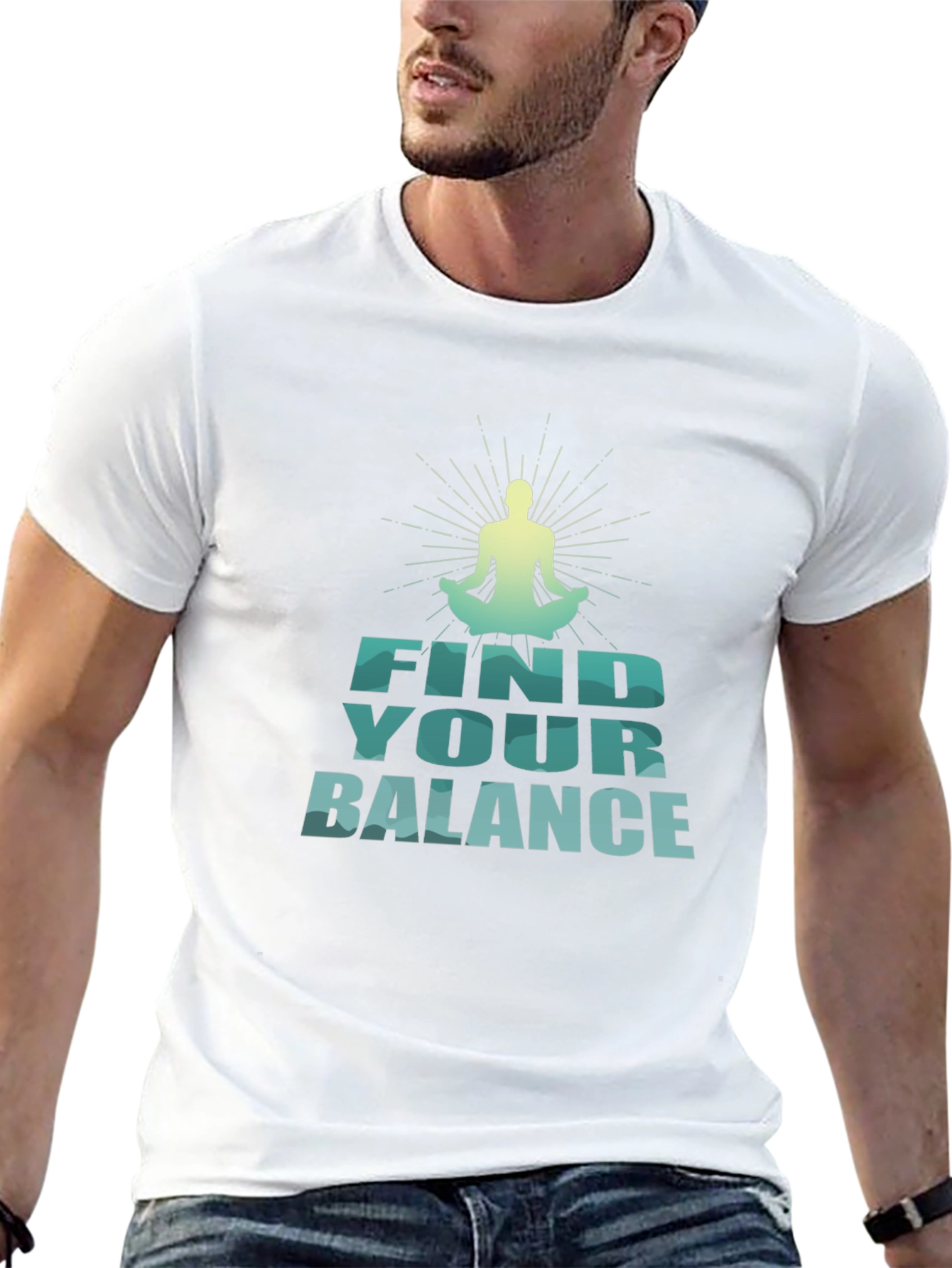 Find Your Balance Yoga Graphic T-Shirt