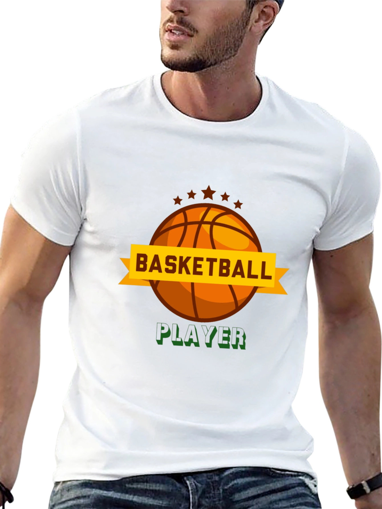 Basketball Player Graphic Tee - Stylish & Comfortable