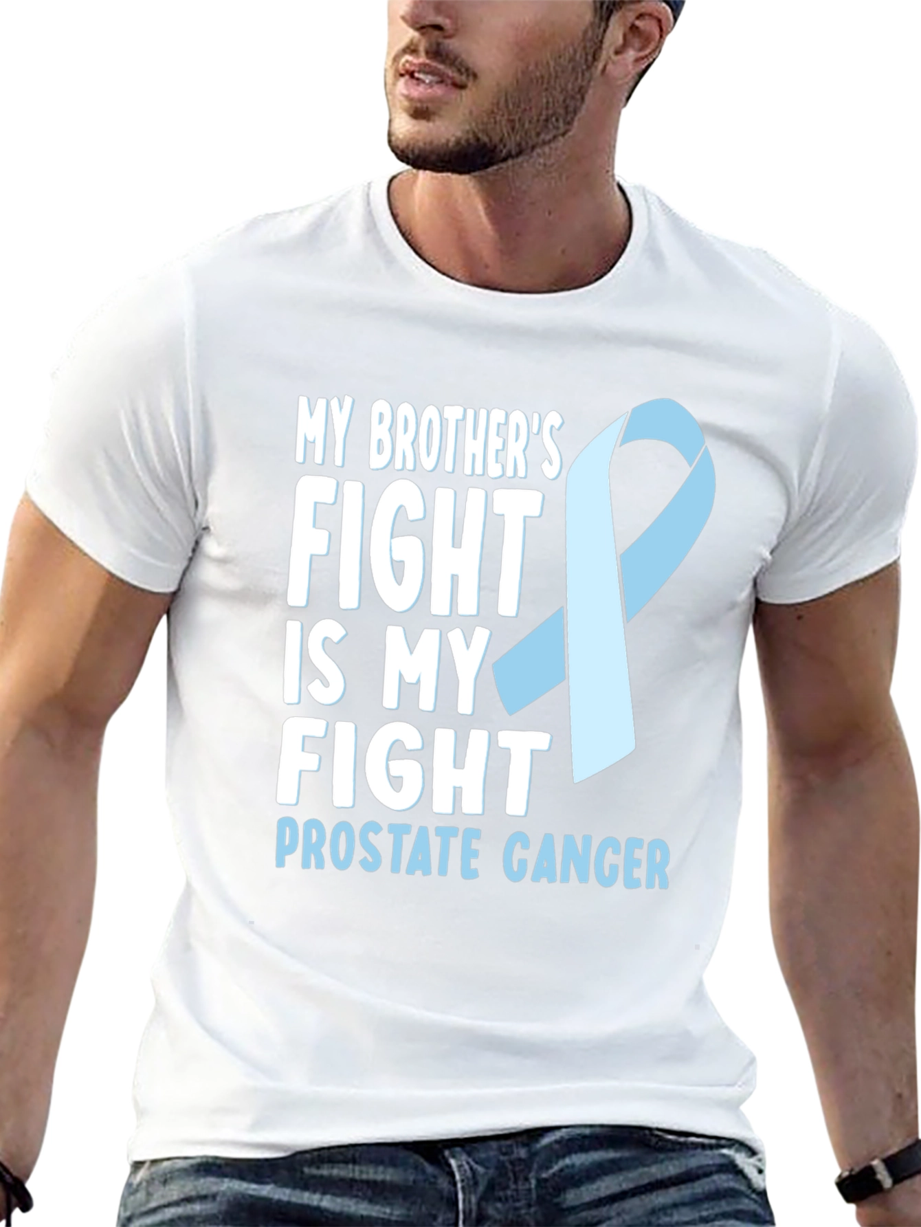 Prostate Cancer Awareness T-Shirt - Brothers Fight