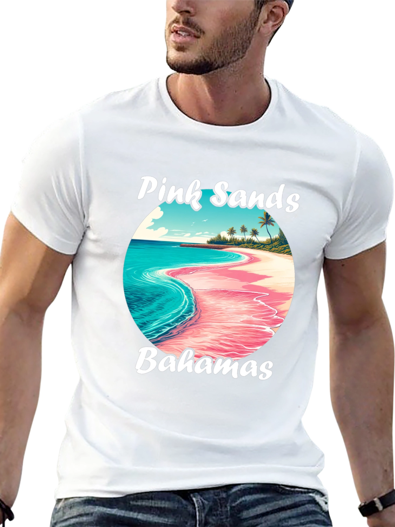 Pink Sands Bahamas Graphic T-Shirt