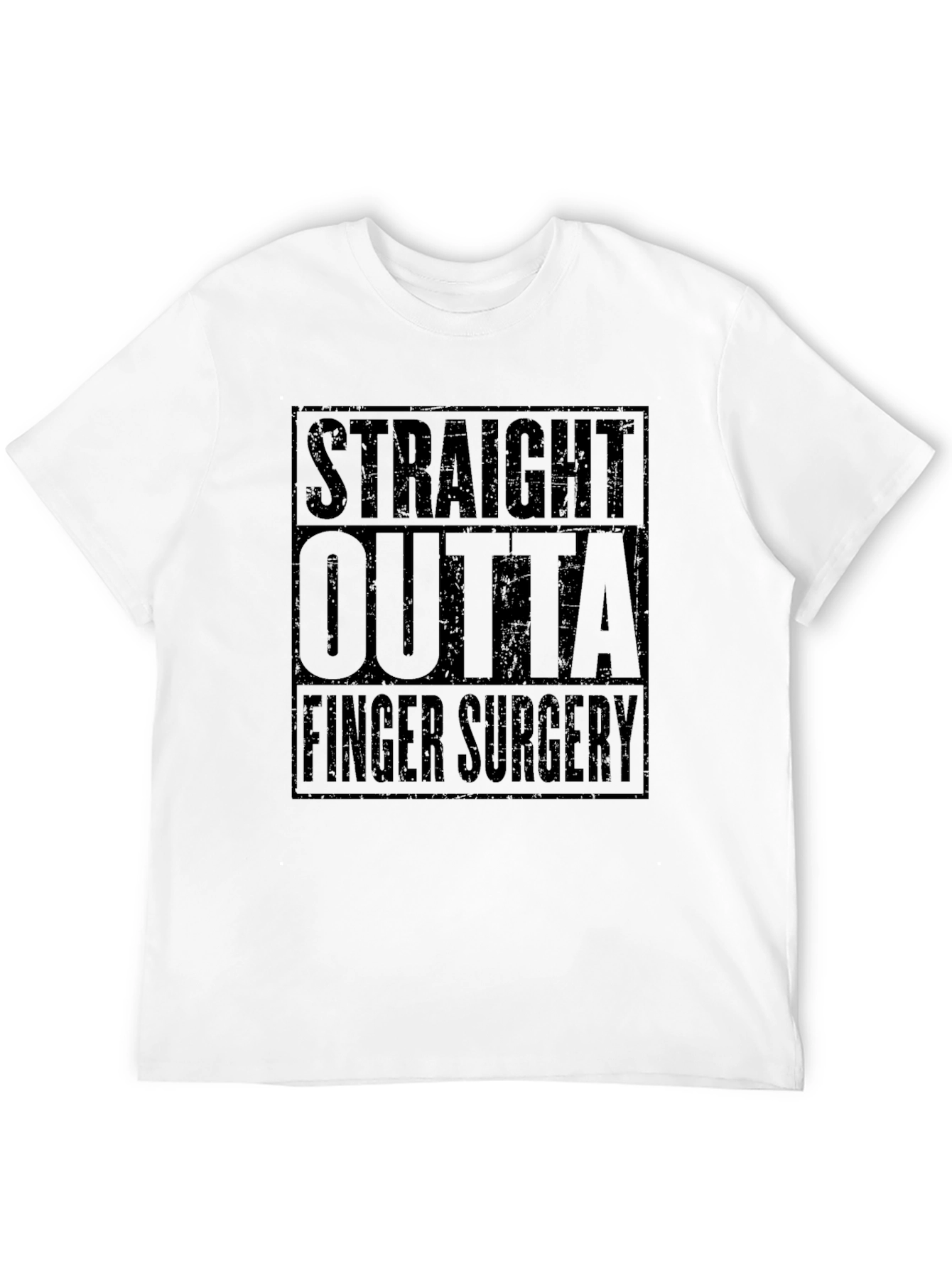 Straight Outta Finger Surgery Graphic T-Shirt