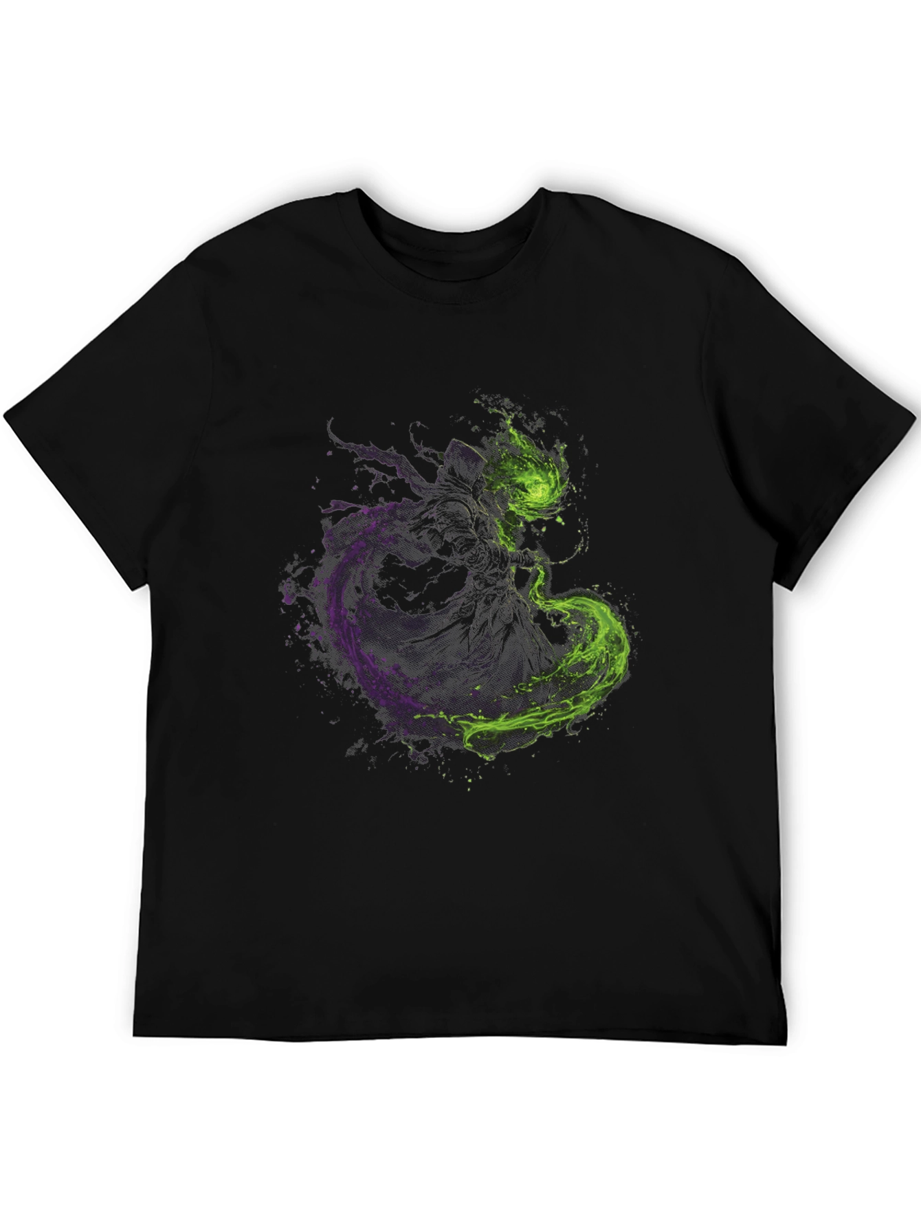 Mystic Drip T-Shirt - Black Graphic Tee