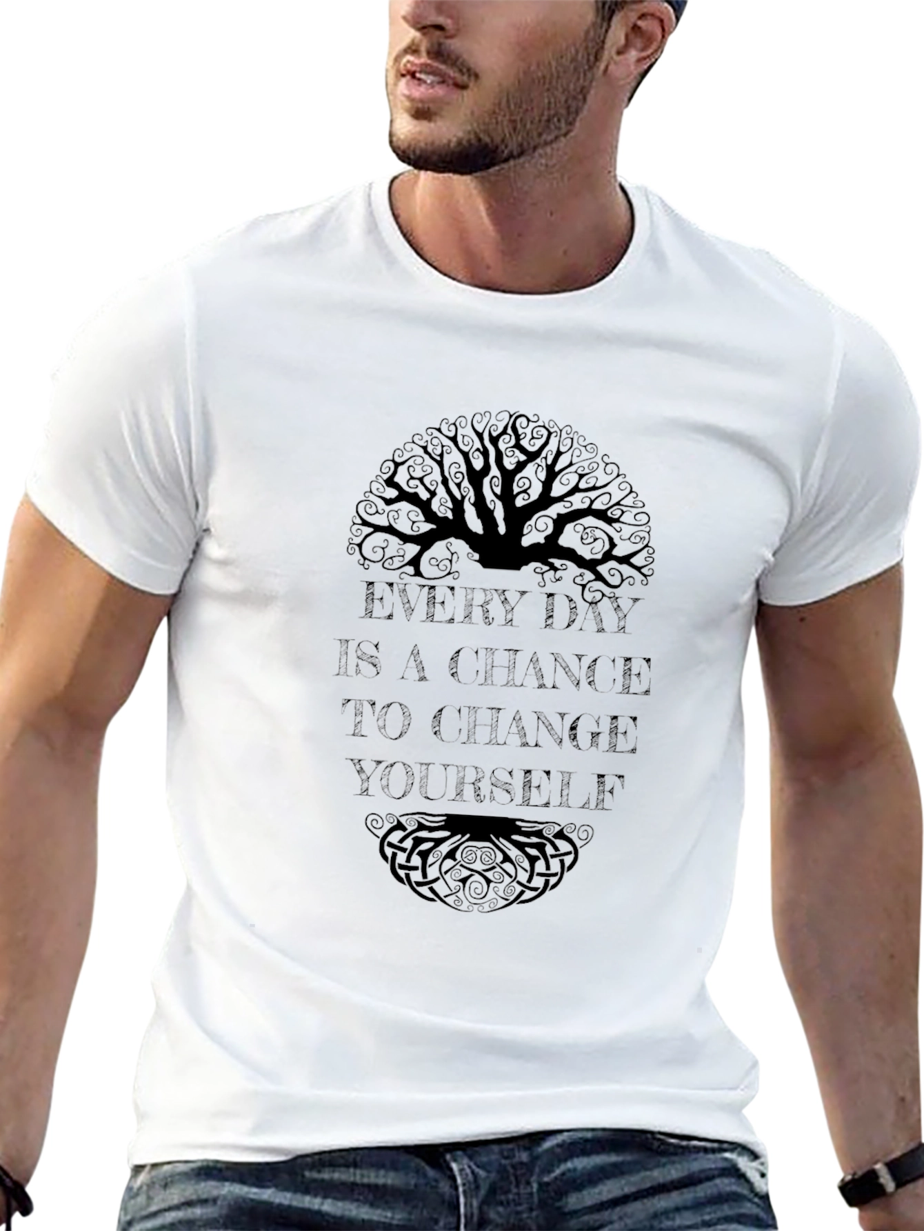 Inspirational Tree of Life Graphic T-Shirt