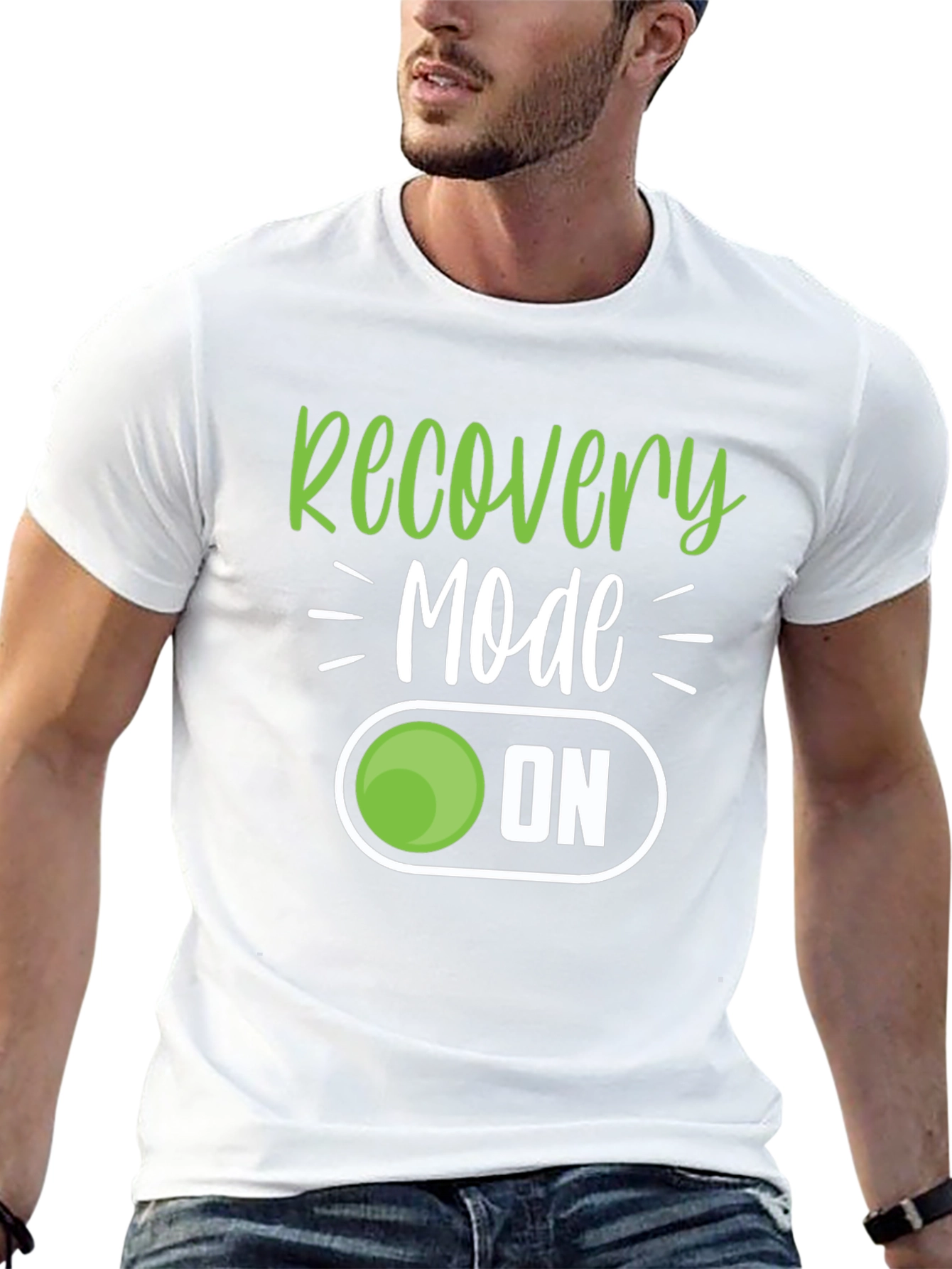 Recovery Mode ON - Black T-Shirt