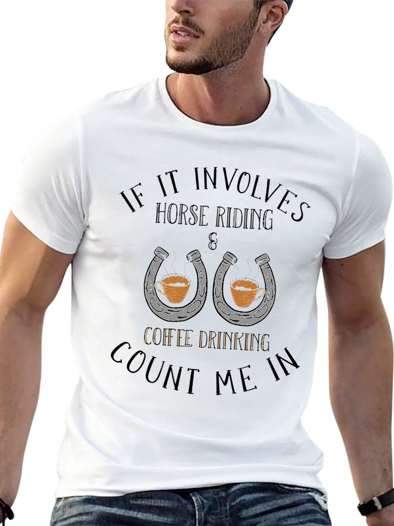 Horse Riding & Coffee T-Shirt
