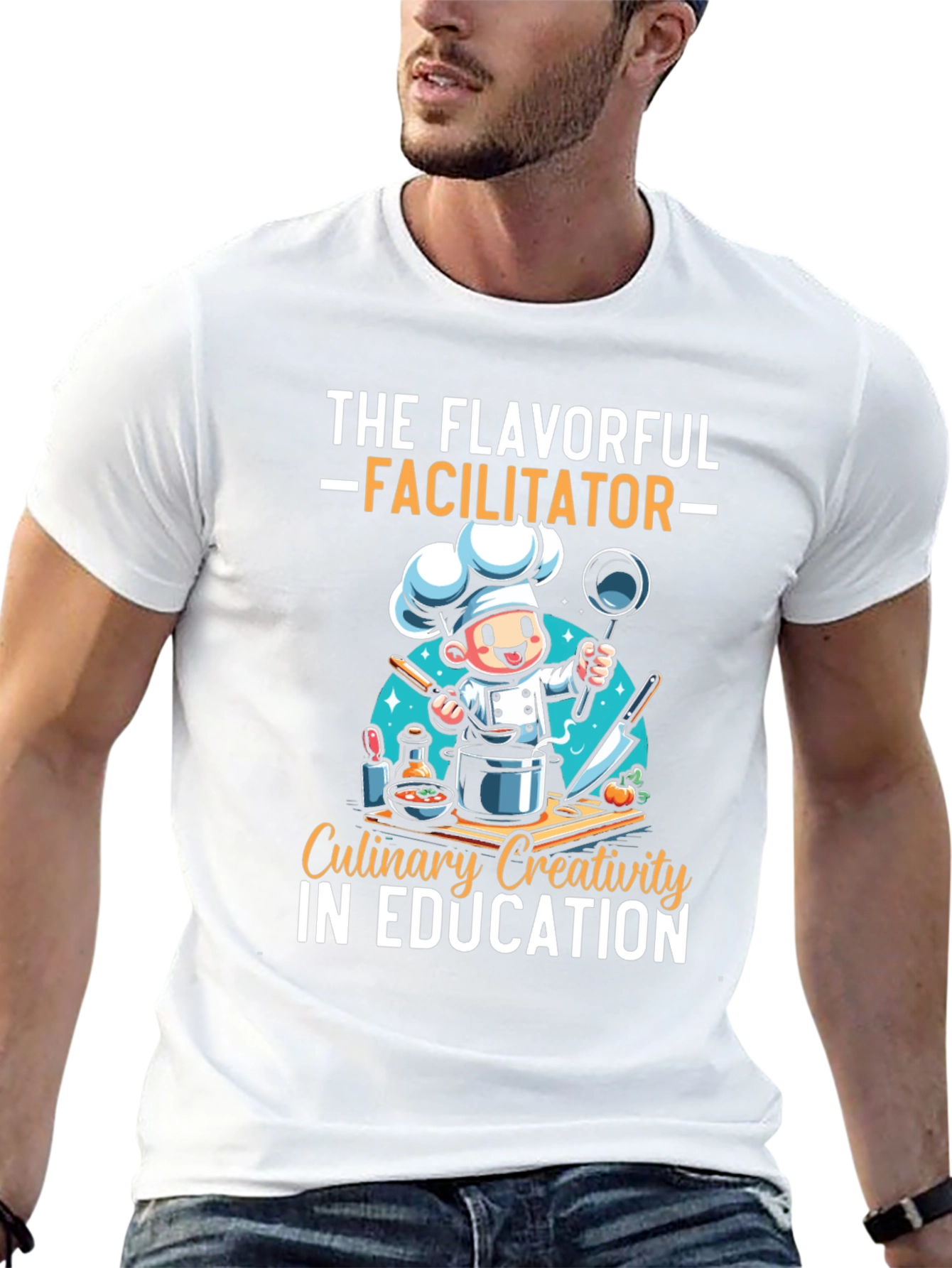 The Flavorful Facilitator Chef T-Shirt