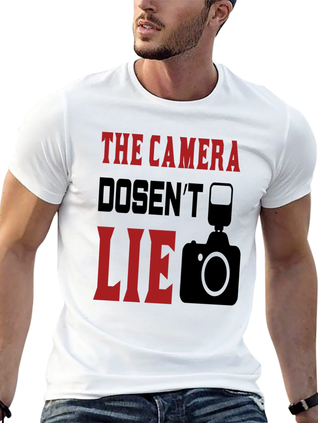 The Camera Doesnt Lie Graphic T-Shirt