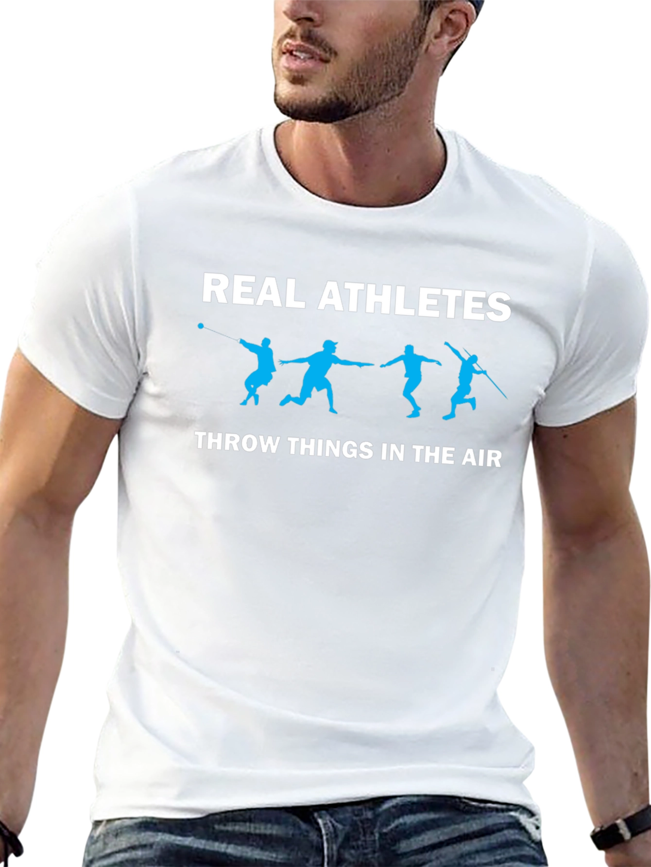 Real Athletes T-Shirt Throw Things In The Air