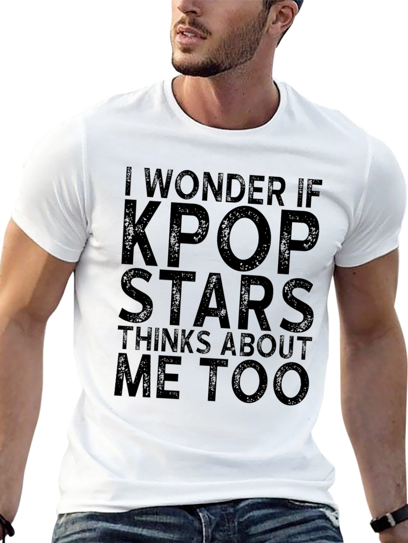 Kpop Stars Fan Tee - Unisex Black T-Shirt