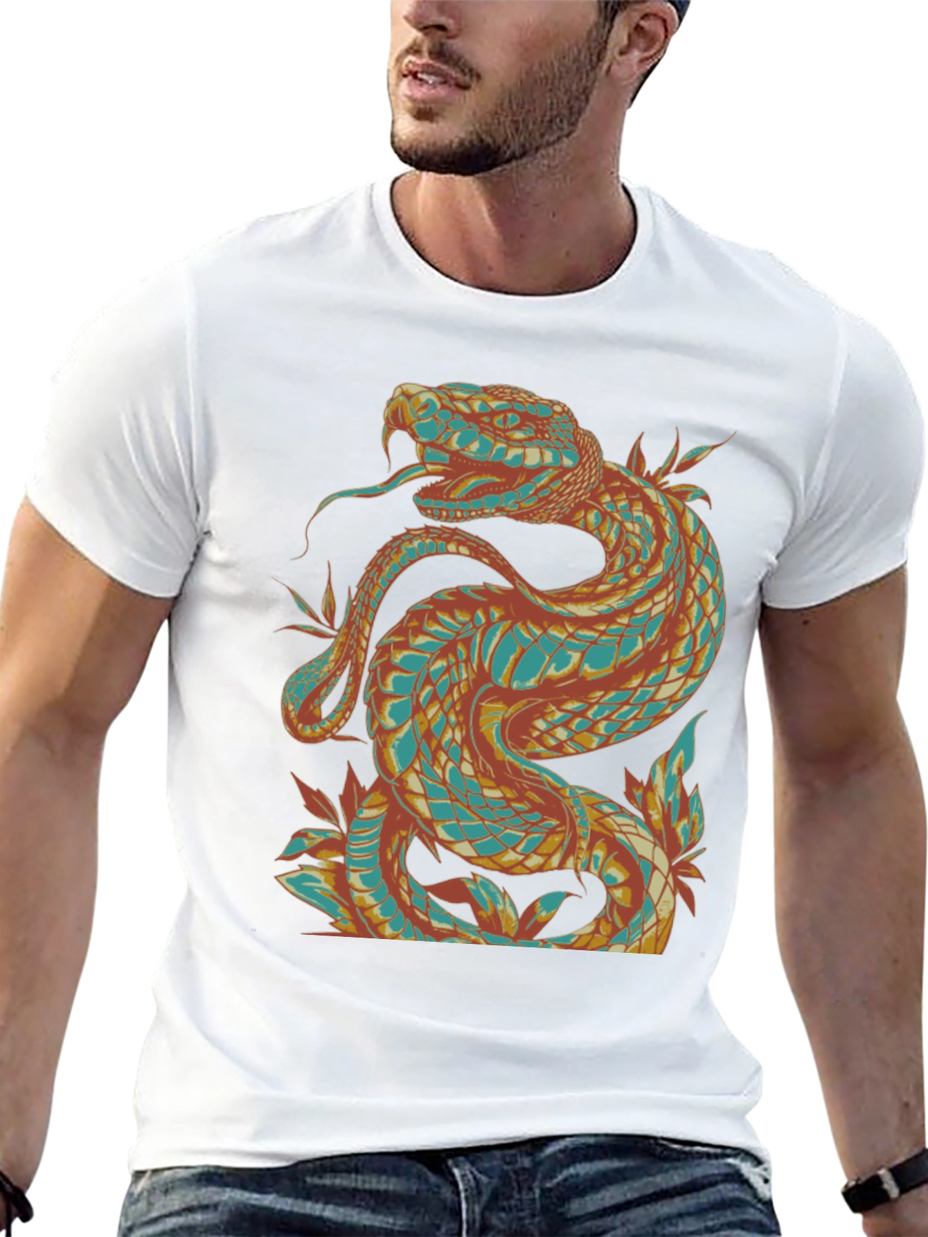 Snake Graphic Tee - Cool & Unique Design