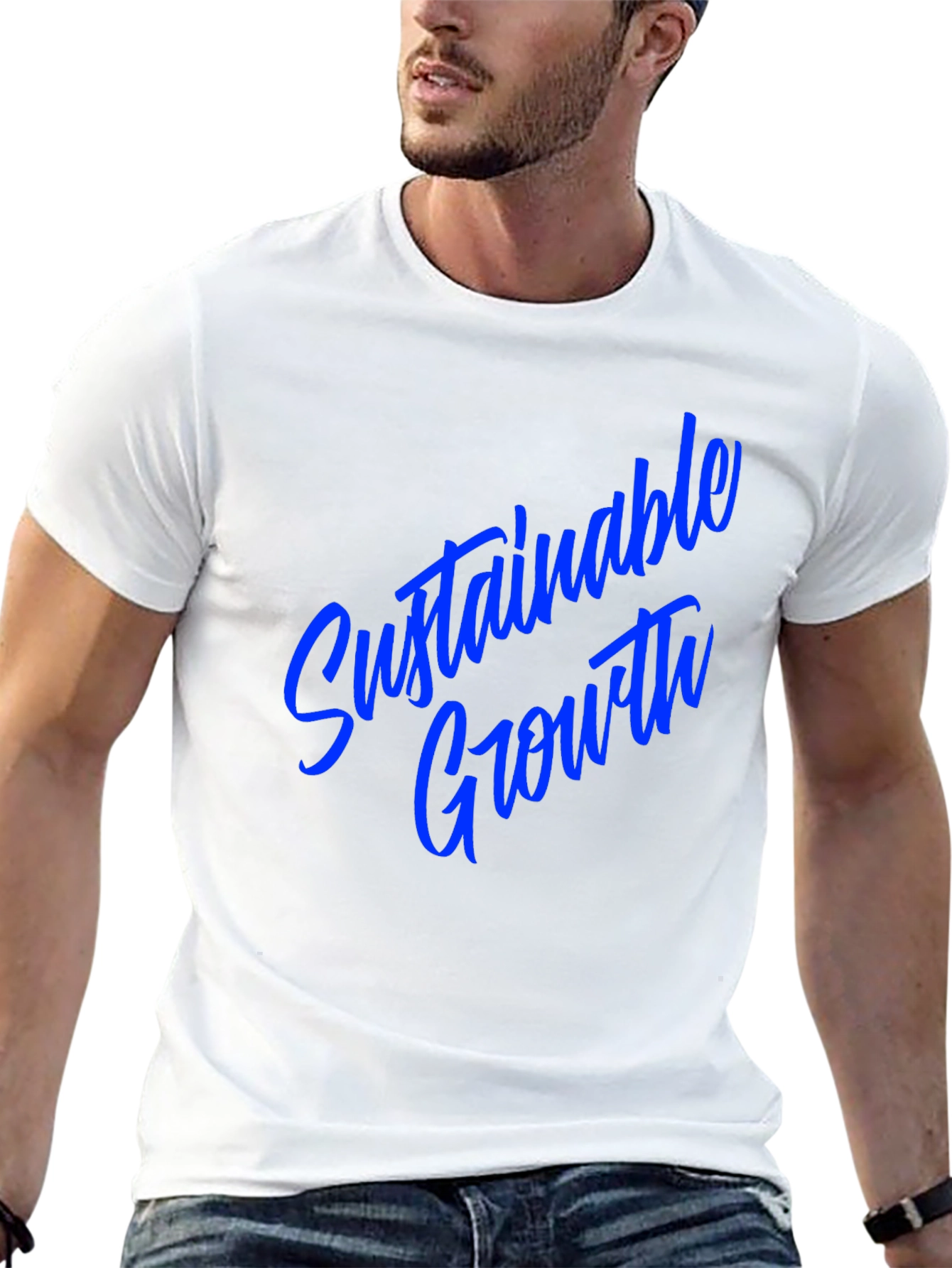 Sustainable Growth Black T-Shirt