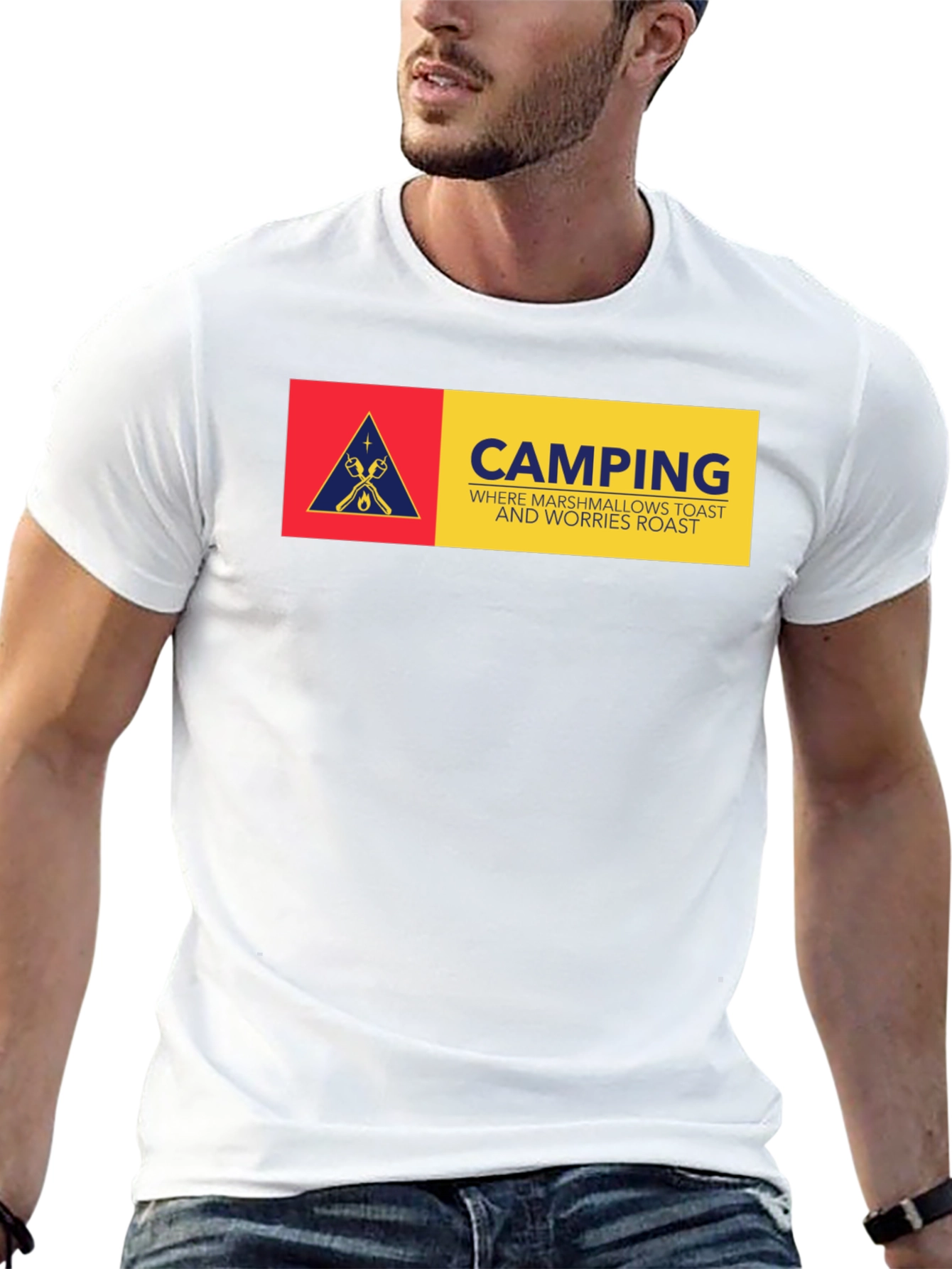 Camping Marshmallow Toast T-Shirt