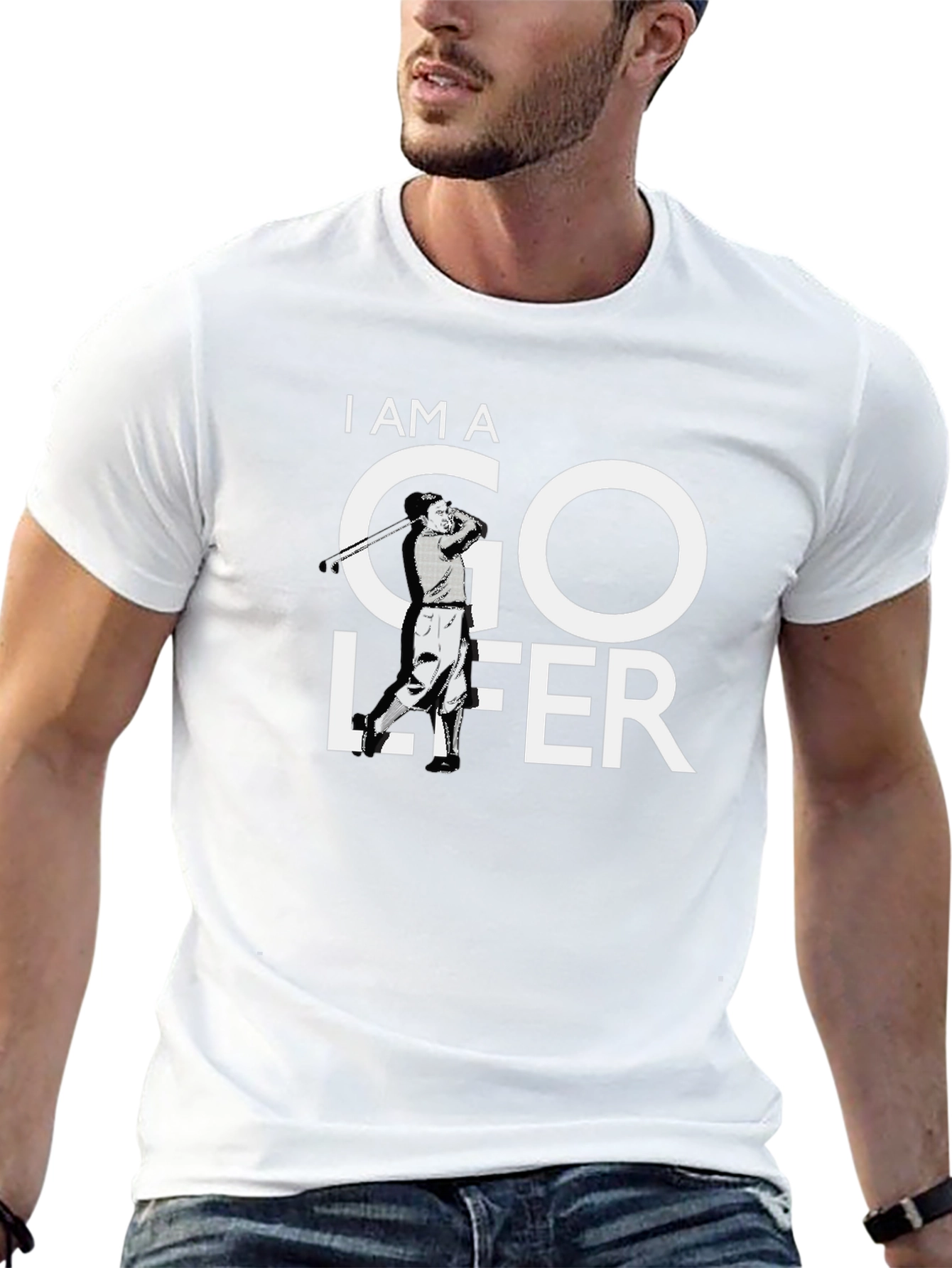 I AM A Golfer T-Shirt Golfing Tee