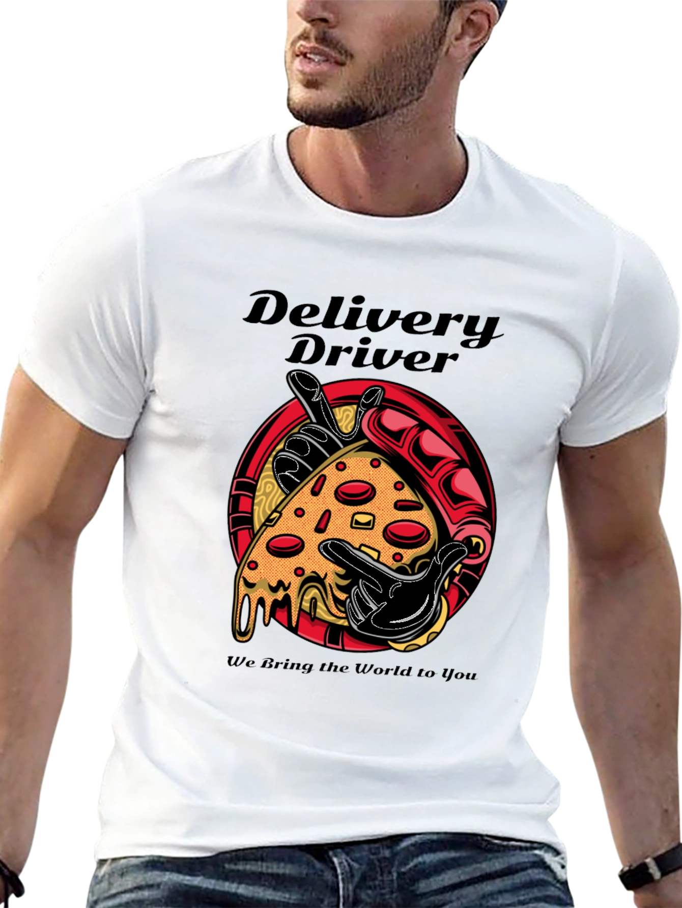 Pizza Delivery Driver Graphic T-Shirt