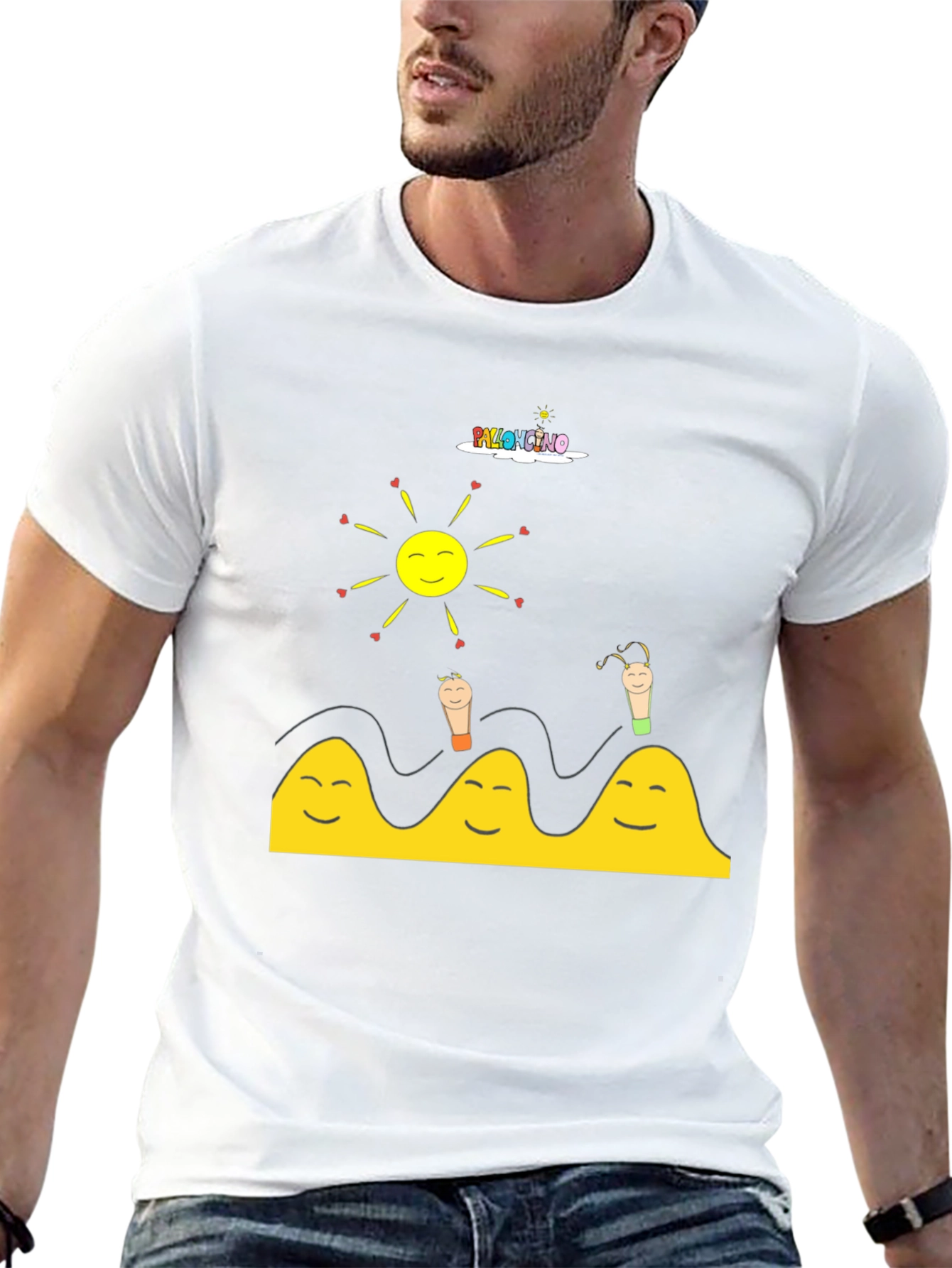 Happy Vibes Black T-Shirt