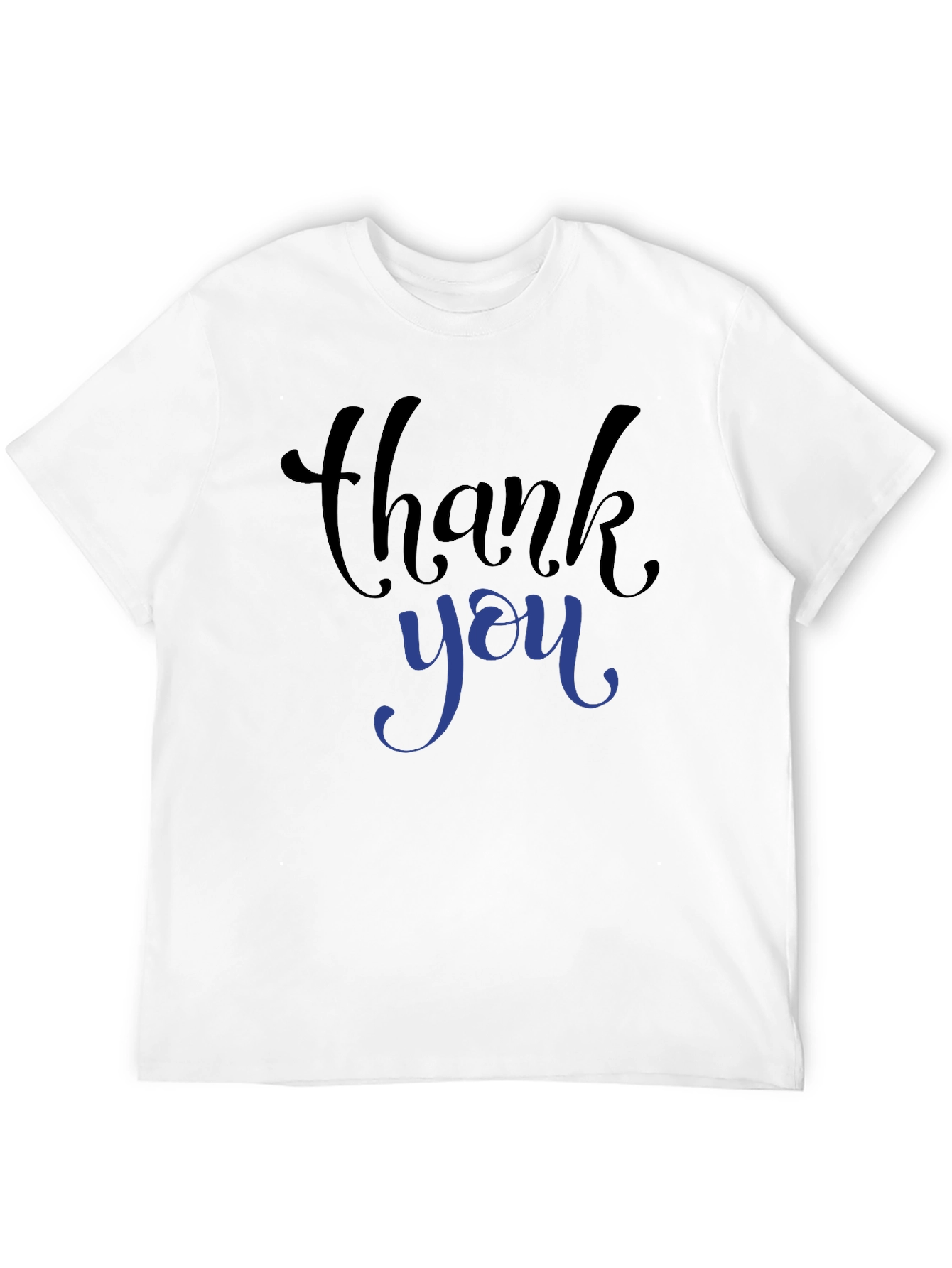 Thank You Graphic Tee - Black
