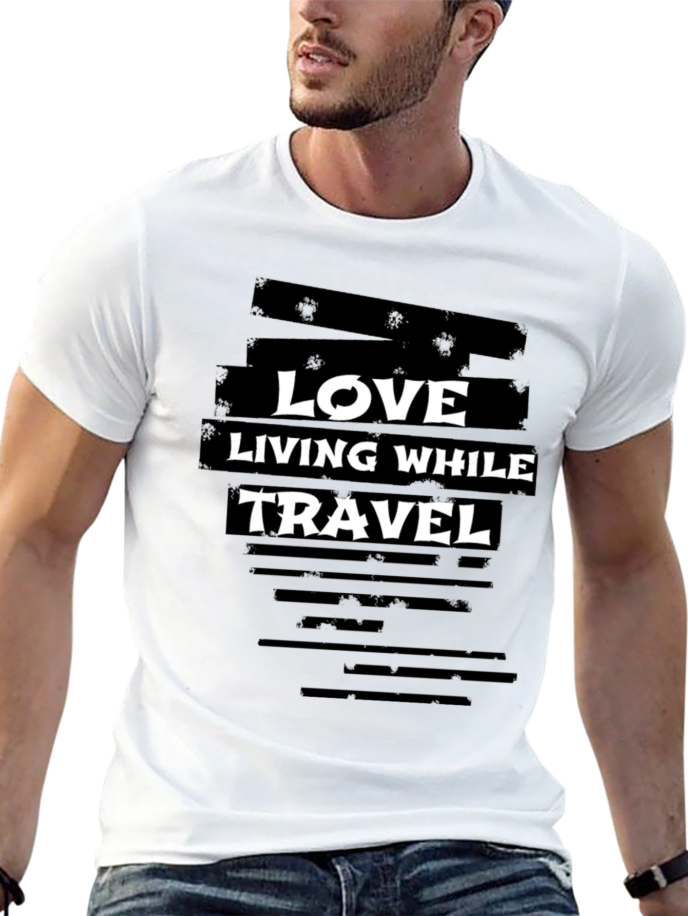 Love Living While Travel Graphic Tee