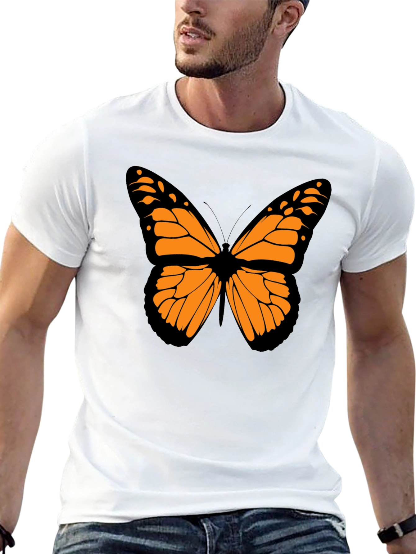 Butterfly Graphic T-Shirt - Soft Cotton Blend