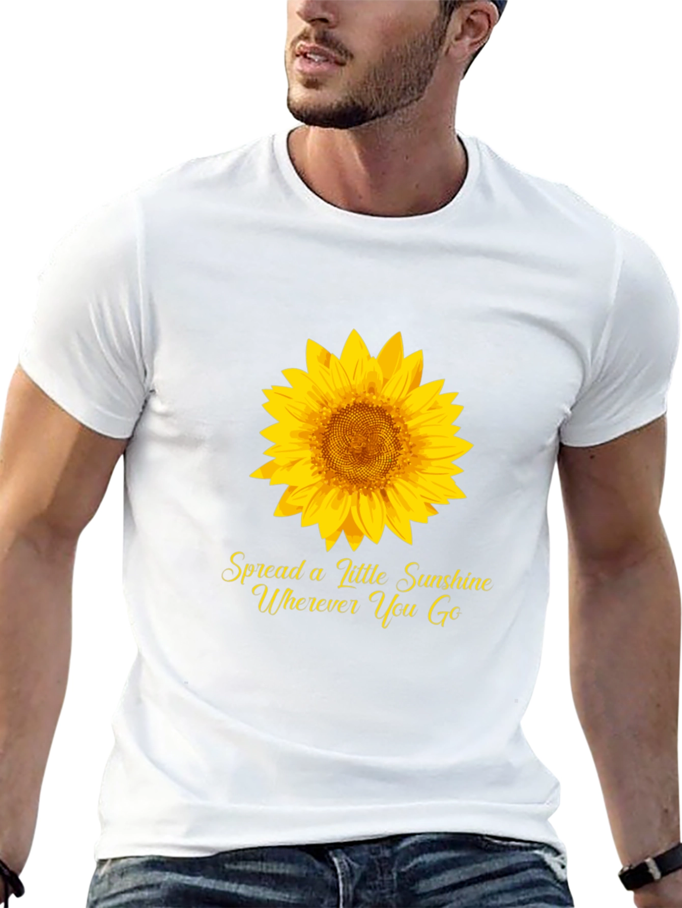 Sunflower Graphic Tee - Spread Sunshine Wherever You Go