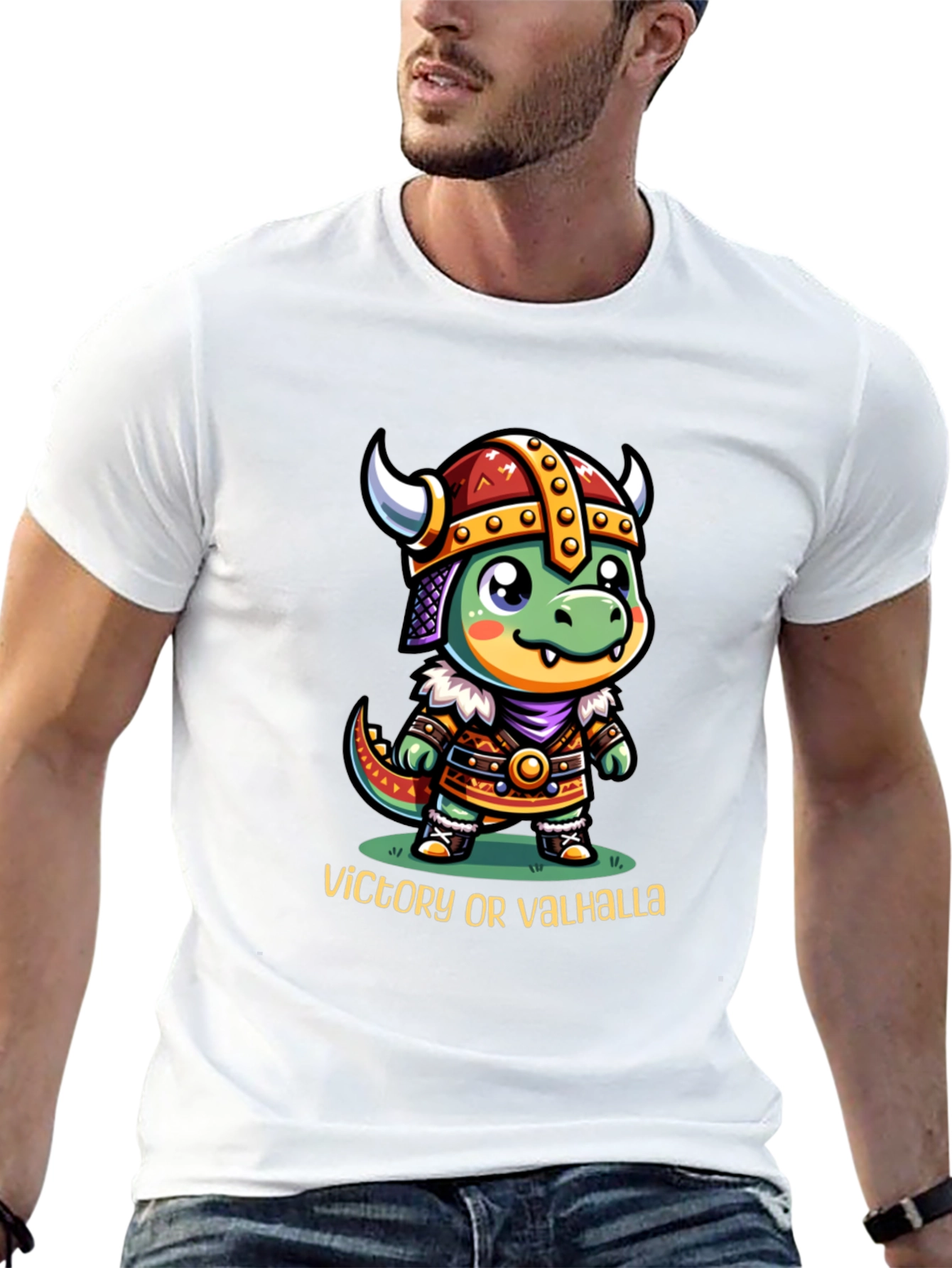 Viking Dragon T-Shirt - Victory or Valhalla!
