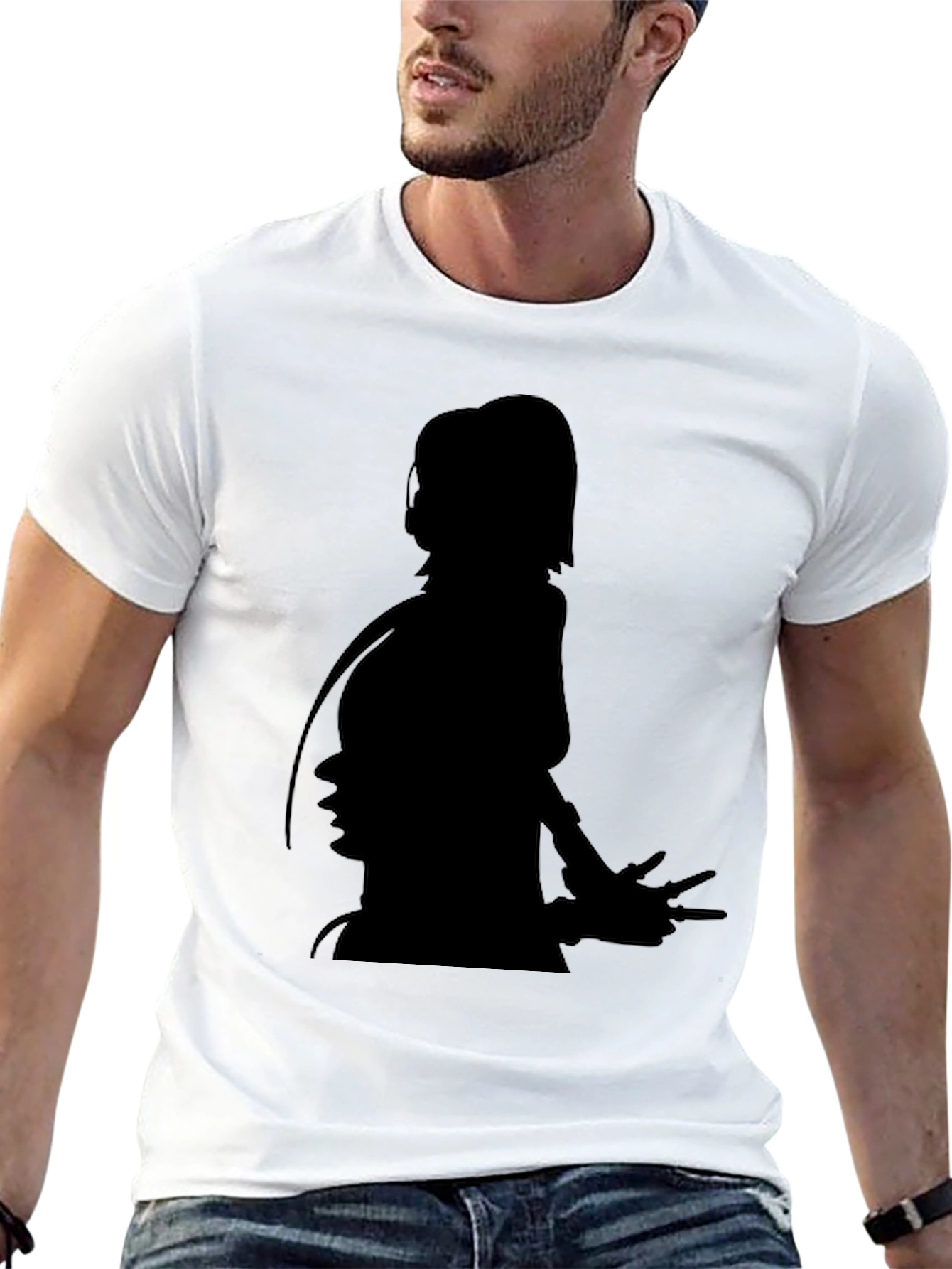 Silhouette Graphic Print T-Shirt
