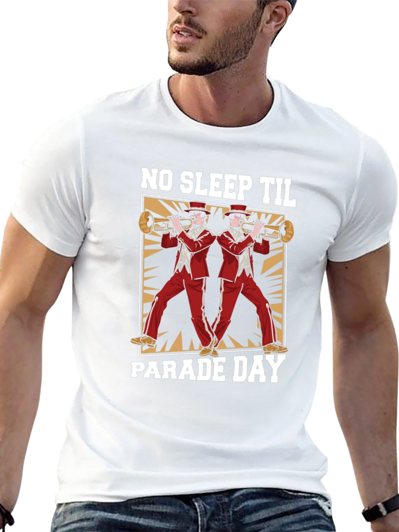 No Sleep Til Parade Day T-Shirt - Black
