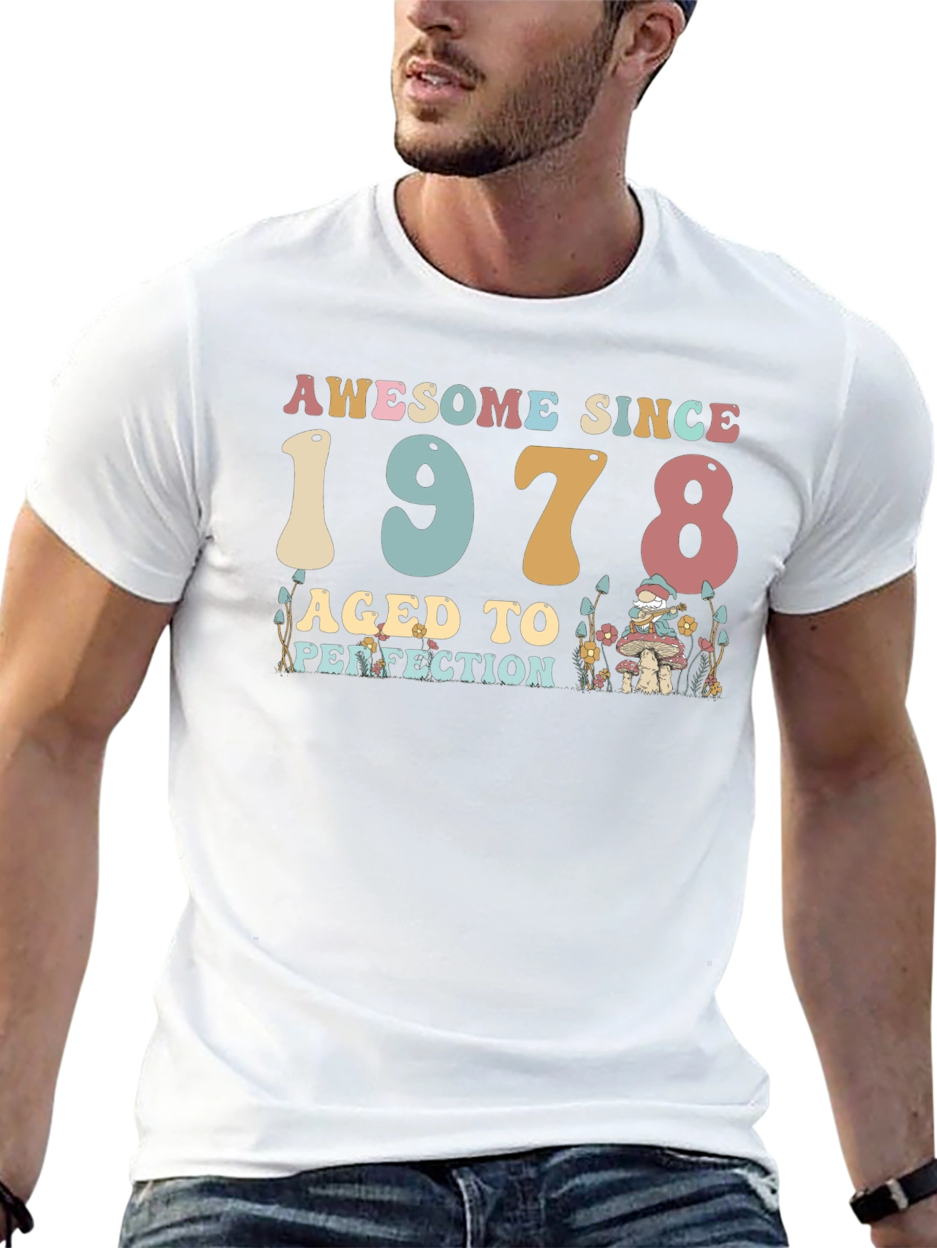 Awesome Since 1978 Black T-Shirt