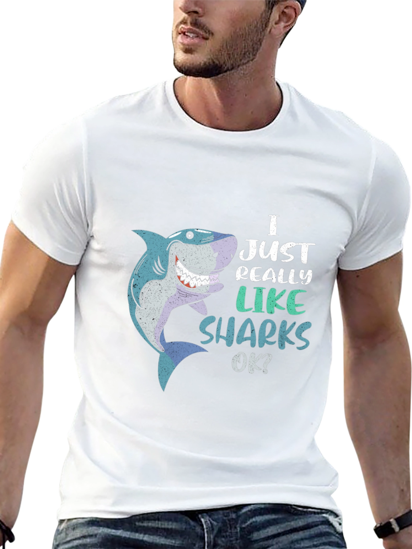 I Just Really Like Sharks OK? T-Shirt